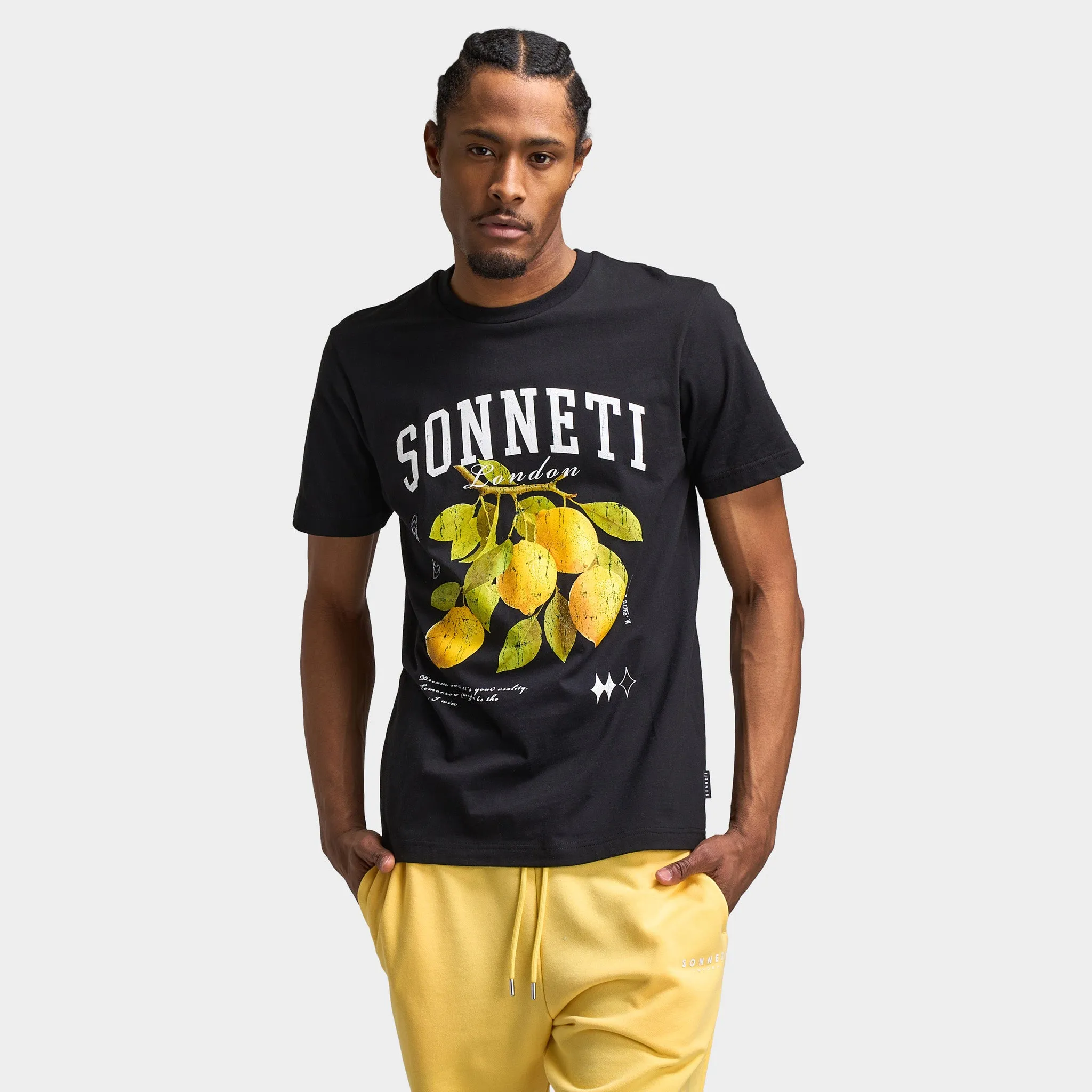Sonneti Lemons Graphic T-Shirt / Black sold by JD Sports