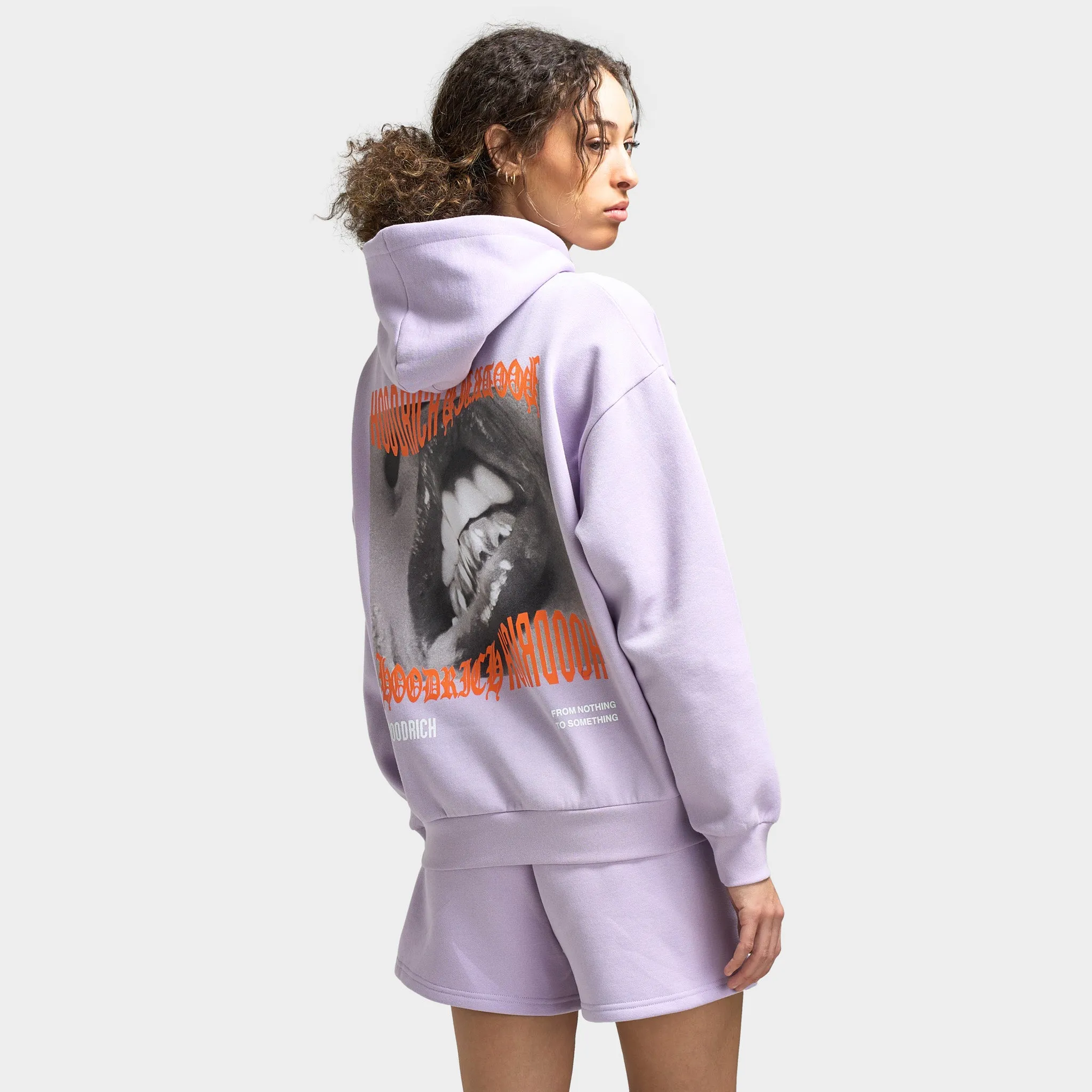 Hoodrich Women's Flex Oversized Hoodie Pastel Lilac / Persimmon Orange sold by JD Sports product image thumbnail 2