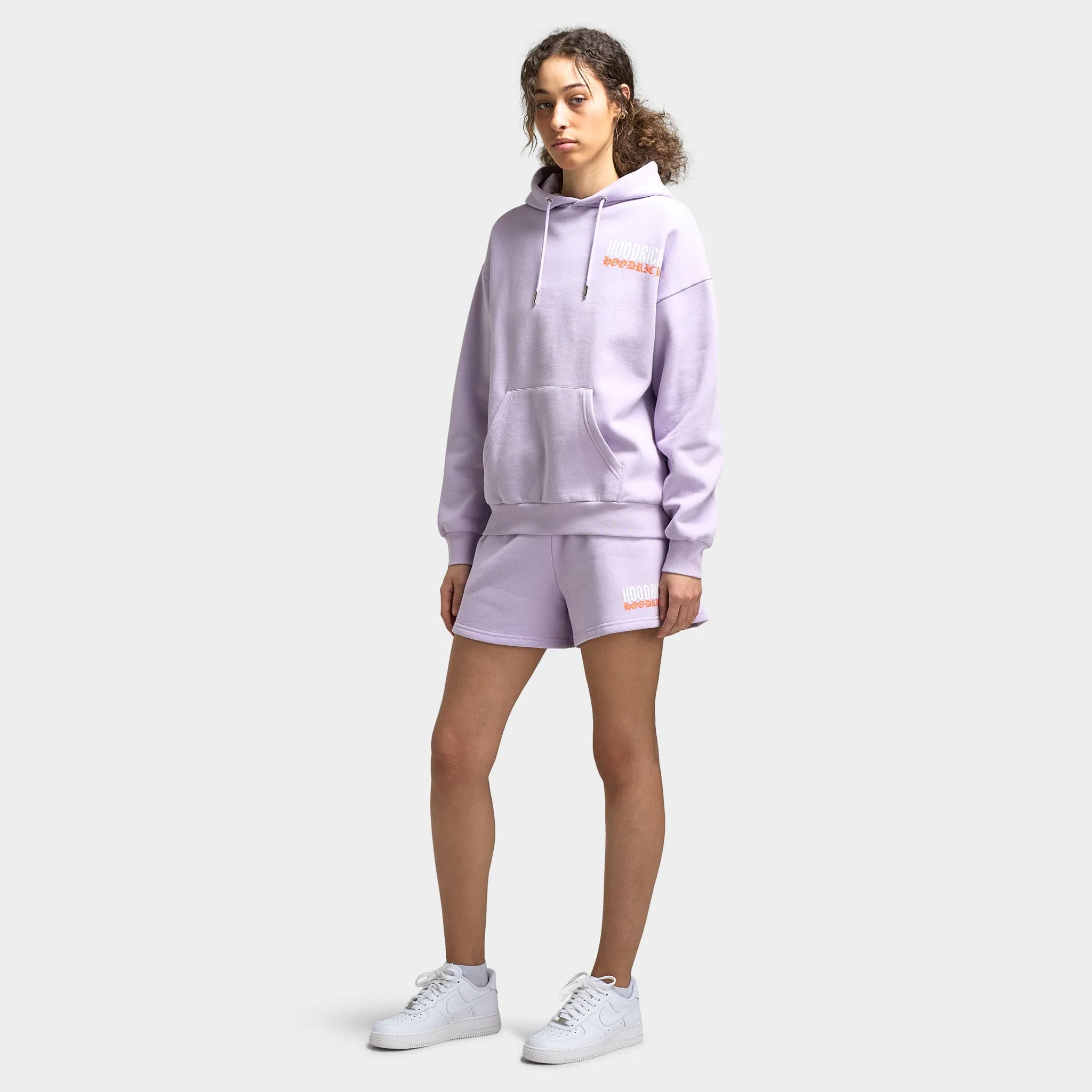 Hoodrich Women's Flex Oversized Hoodie Pastel Lilac / Persimmon Orange sold by JD Sports product image thumbnail 5