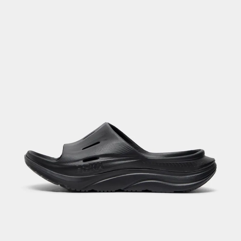 Hoka Ora Recovery Slide 3 Black / Black sold by JD Sports