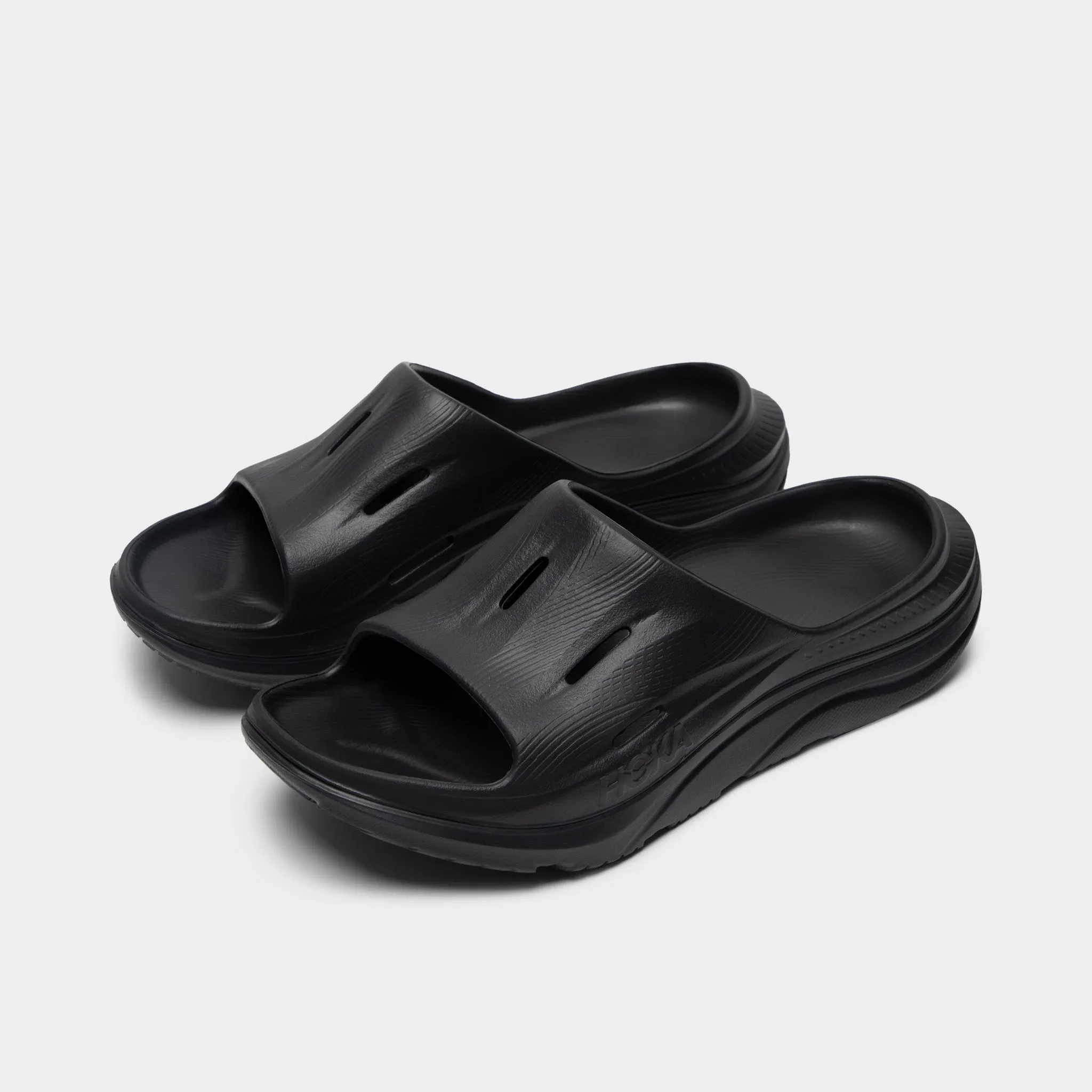 HOKA Ora Recovery Slide 3 Black / Black sold by JD Sports product image thumbnail 2