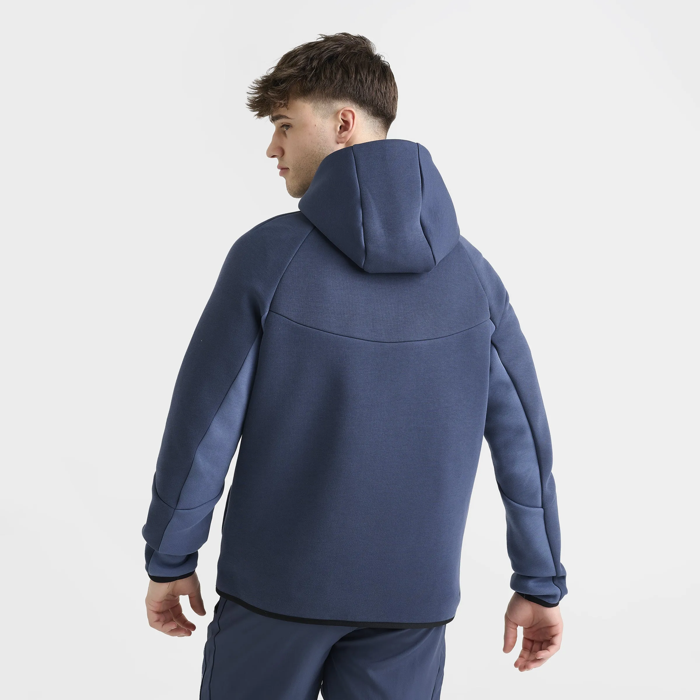 Nike Sportswear Tech Fleece Full-Zip Windrunner Hoodie Thunder Blue / Diffused Blue - Black sold by JD Sports product image thumbnail 2