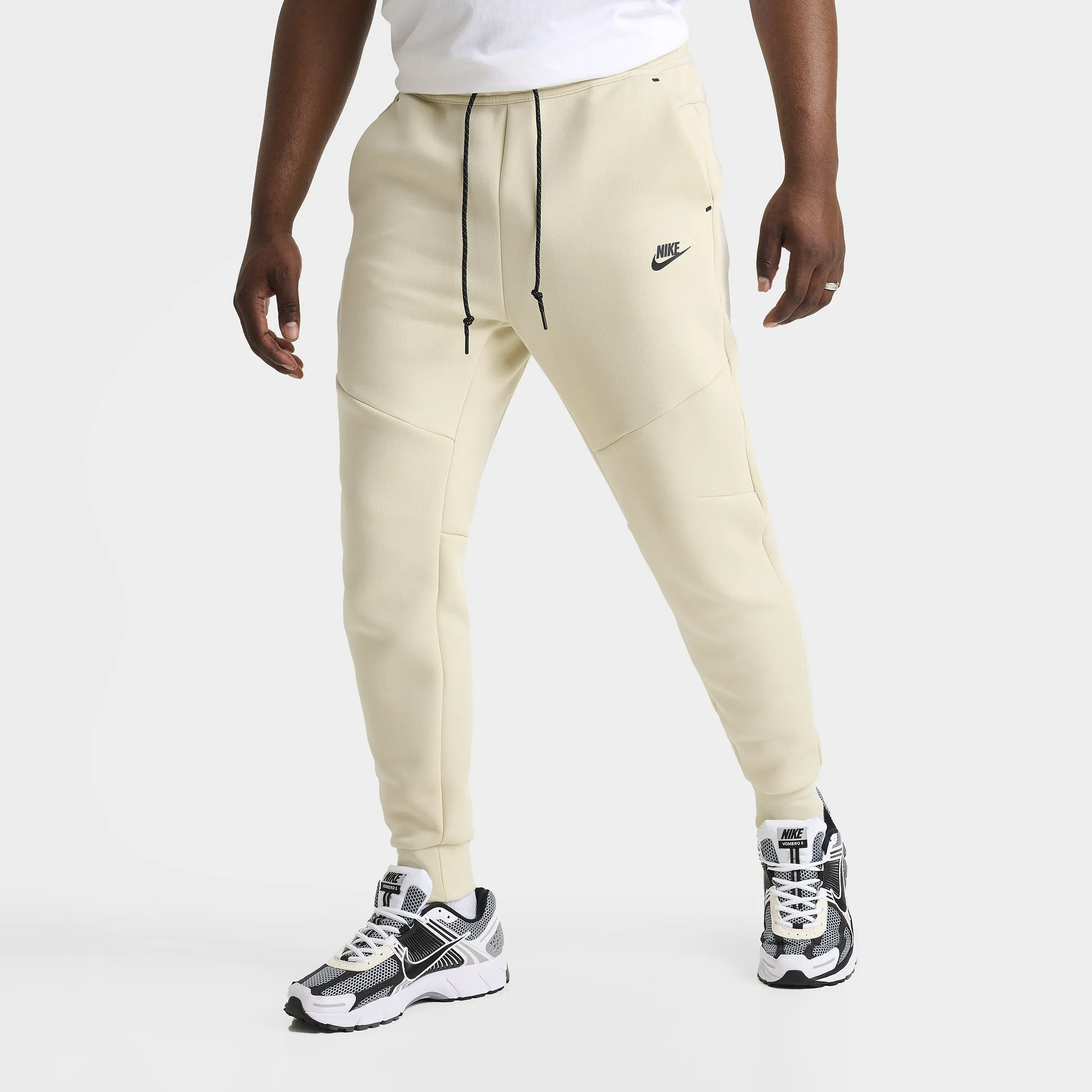 Nike Tech Fleece Joggers Light Khaki / Black sold by JD Sports
