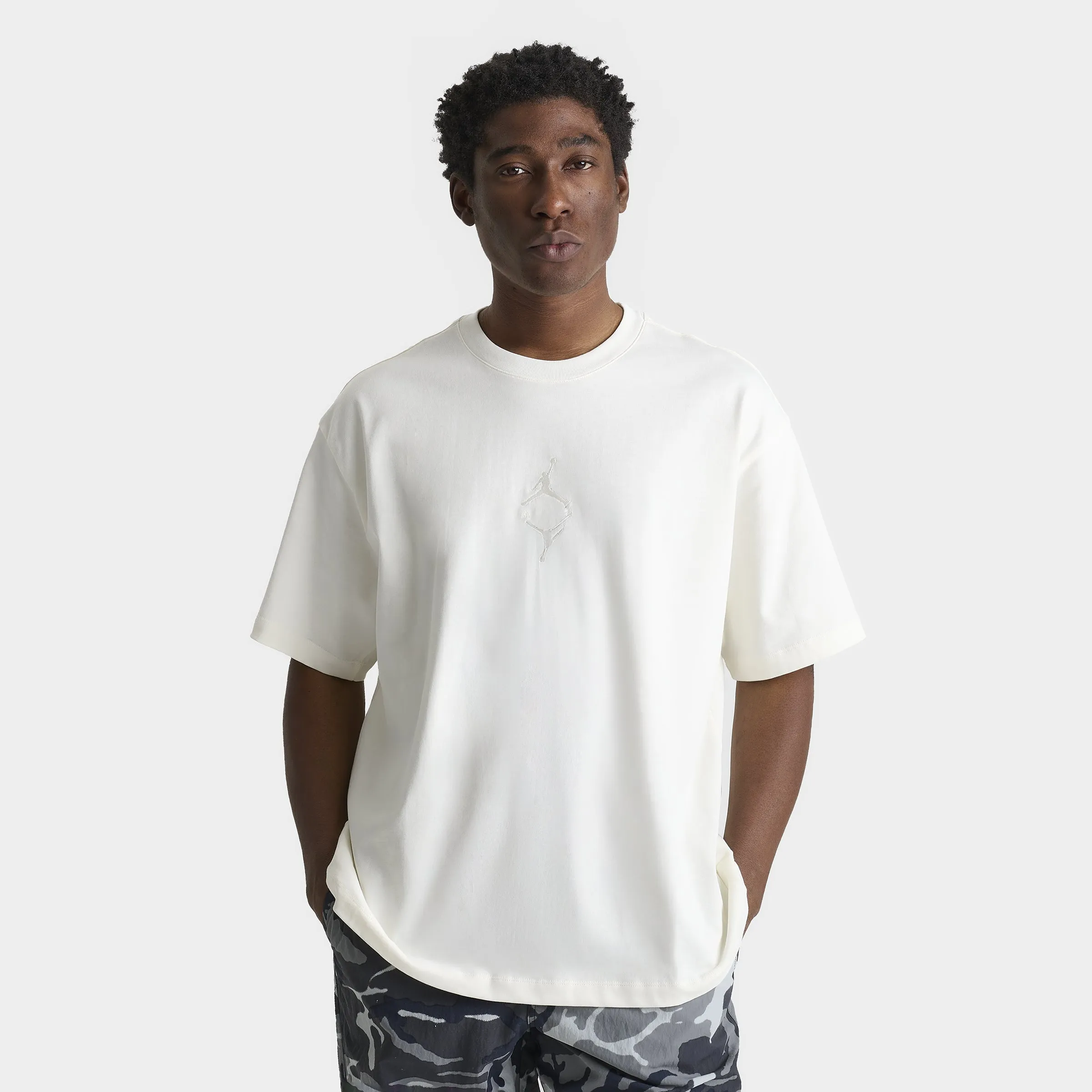 Jordan Flight Essentials Oversized T-Shirt Sail / Sail sold by JD Sports product image thumbnail 4