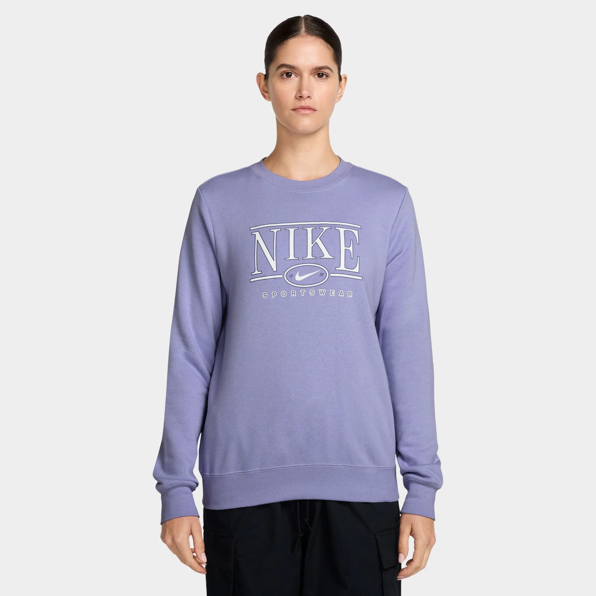 Nike Sportswear Women's Logo Crewneck / Lilac Ice sold by JD Sports