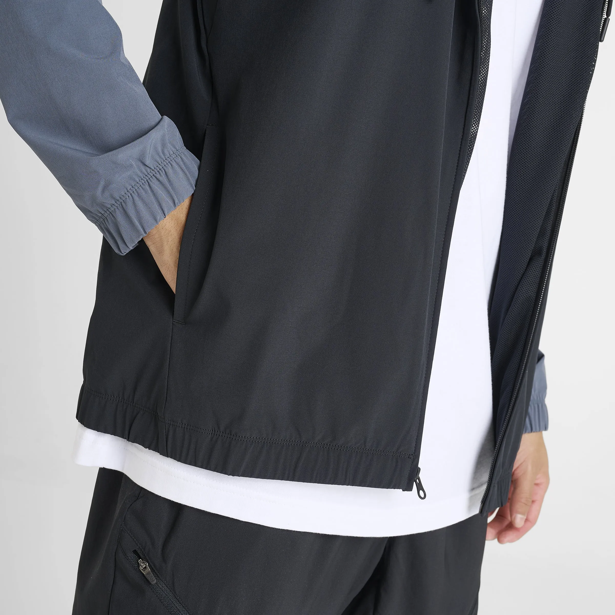 New Balance Woven Hooded Jacket Black / Slate Grey sold by JD Sports product image thumbnail 4