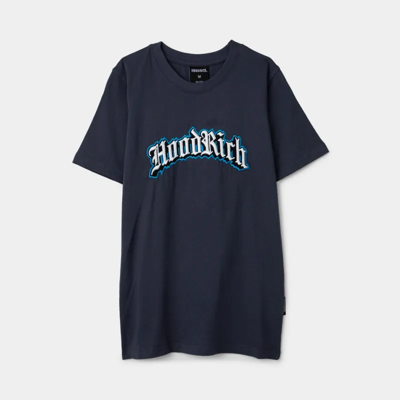 Hoodrich Juniors' Gothic Regular Tshirt Ombre Blue / White - Diva Blue sold by JD Sports