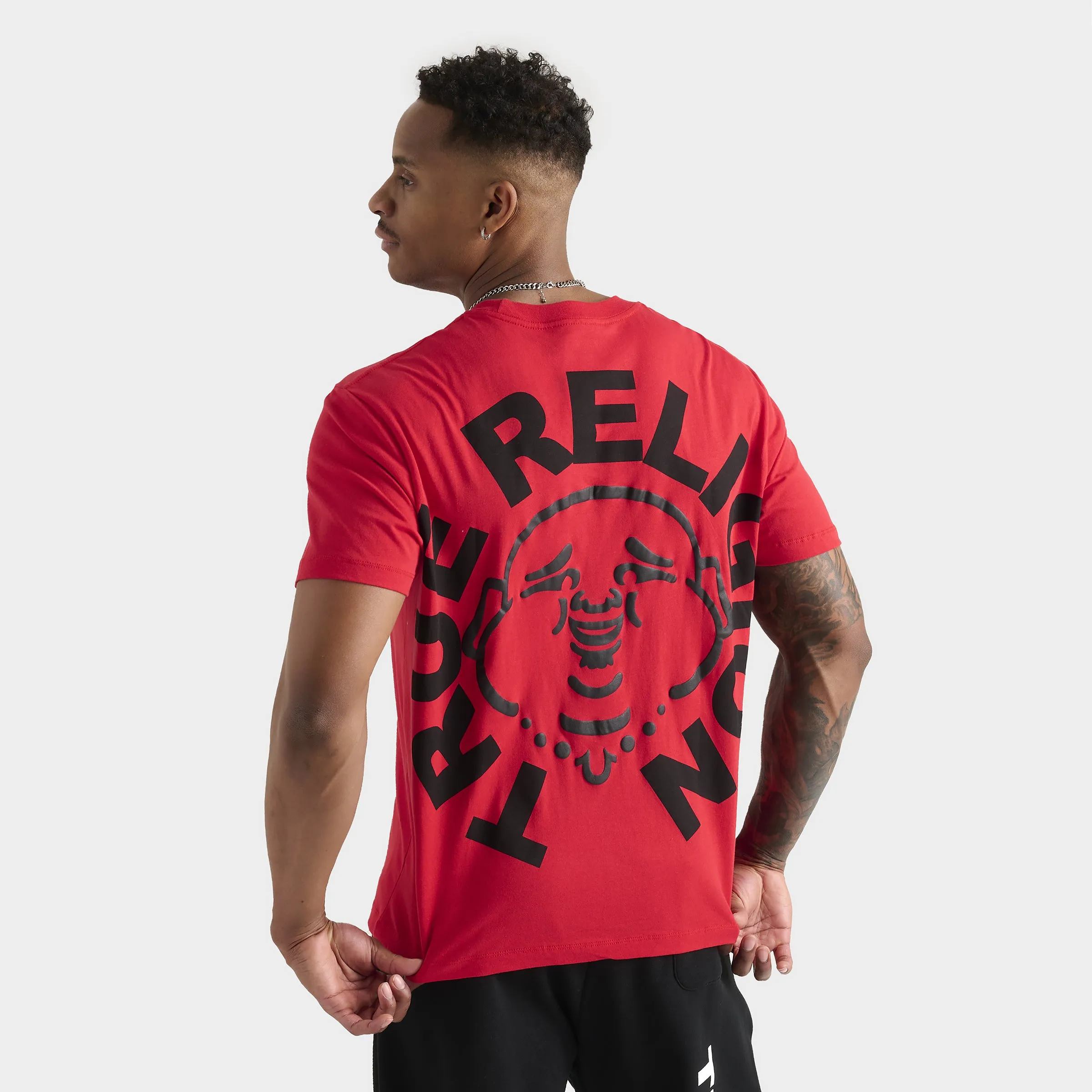 True Religion Buddha Face Tee / Flame Scarlet sold by JD Sports product image thumbnail 2