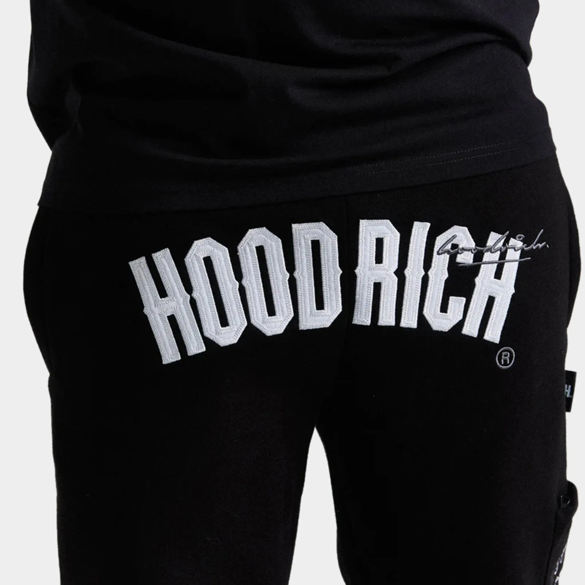 Hoodrich Heat V3 Open Hem Joggers Black / White - Lava Smoke sold by JD Sports product image thumbnail 4
