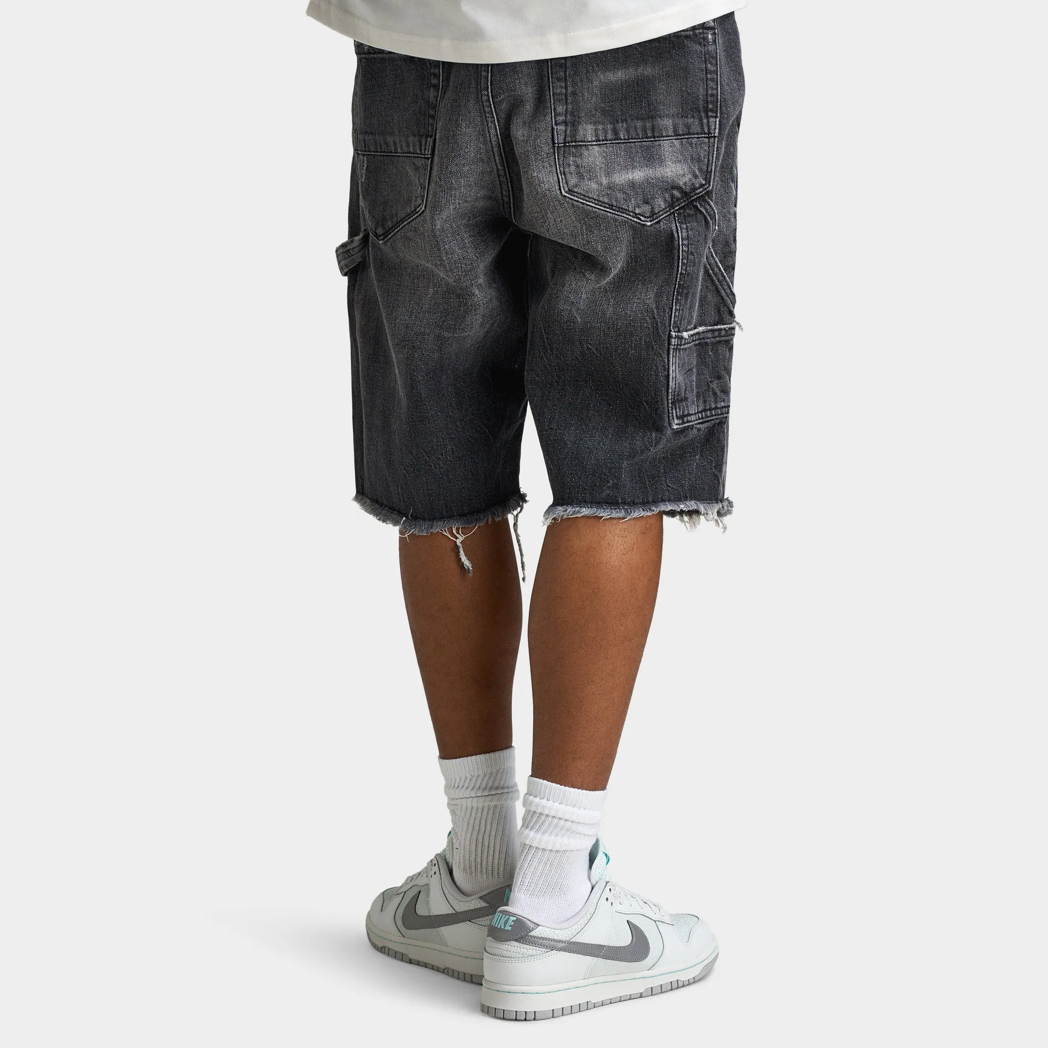 Jordan Craig Brian Reconstructed Denim Short / Industrial Black sold by JD Sports product image thumbnail 2