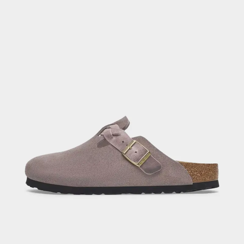 Birkenstock Women's Boston Suede / Faded Purple sold by JD Sports
