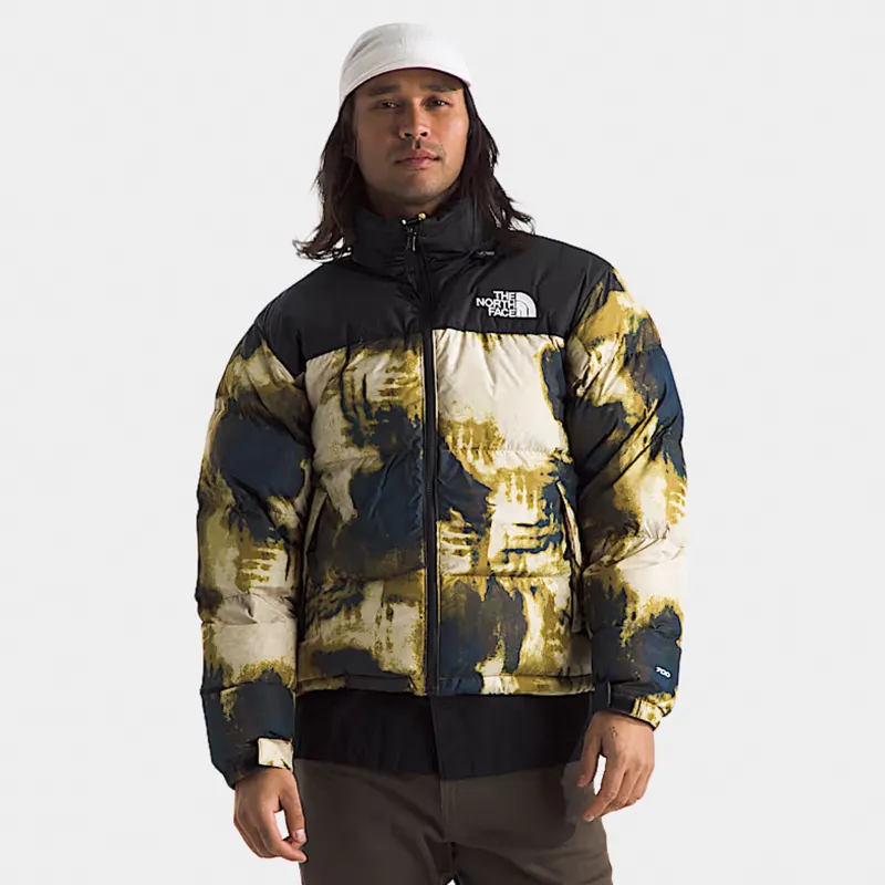 The North Face 1996 Retro Nuptse Jacket Midnight Petrol / Bleach sold by JD Sports