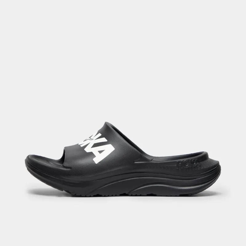 Hoka Athletic Slide Black / White sold by JD Sports