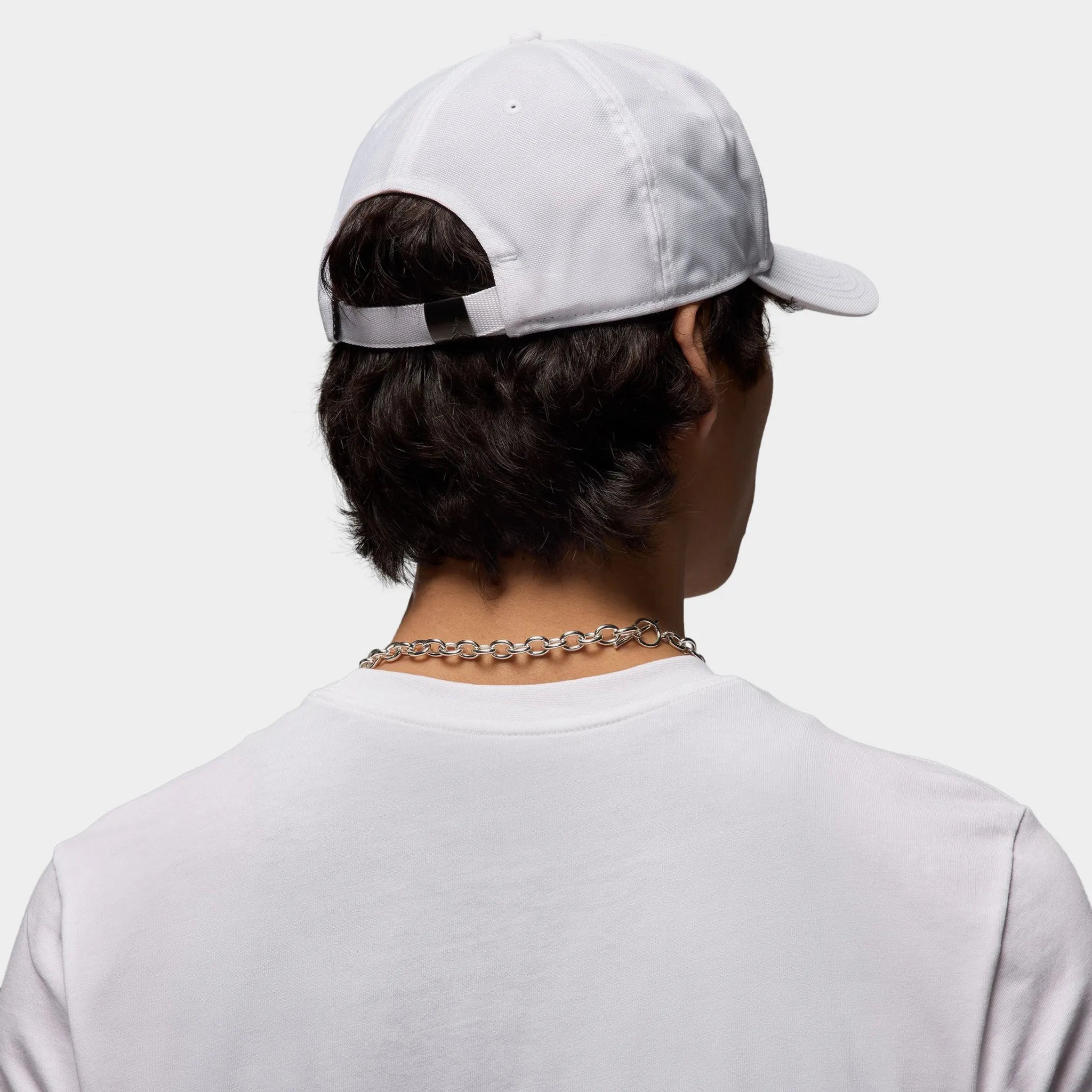 Jordan Rise Structured Metal Jumpman Strapback Cap / White sold by JD Sports product image thumbnail 2