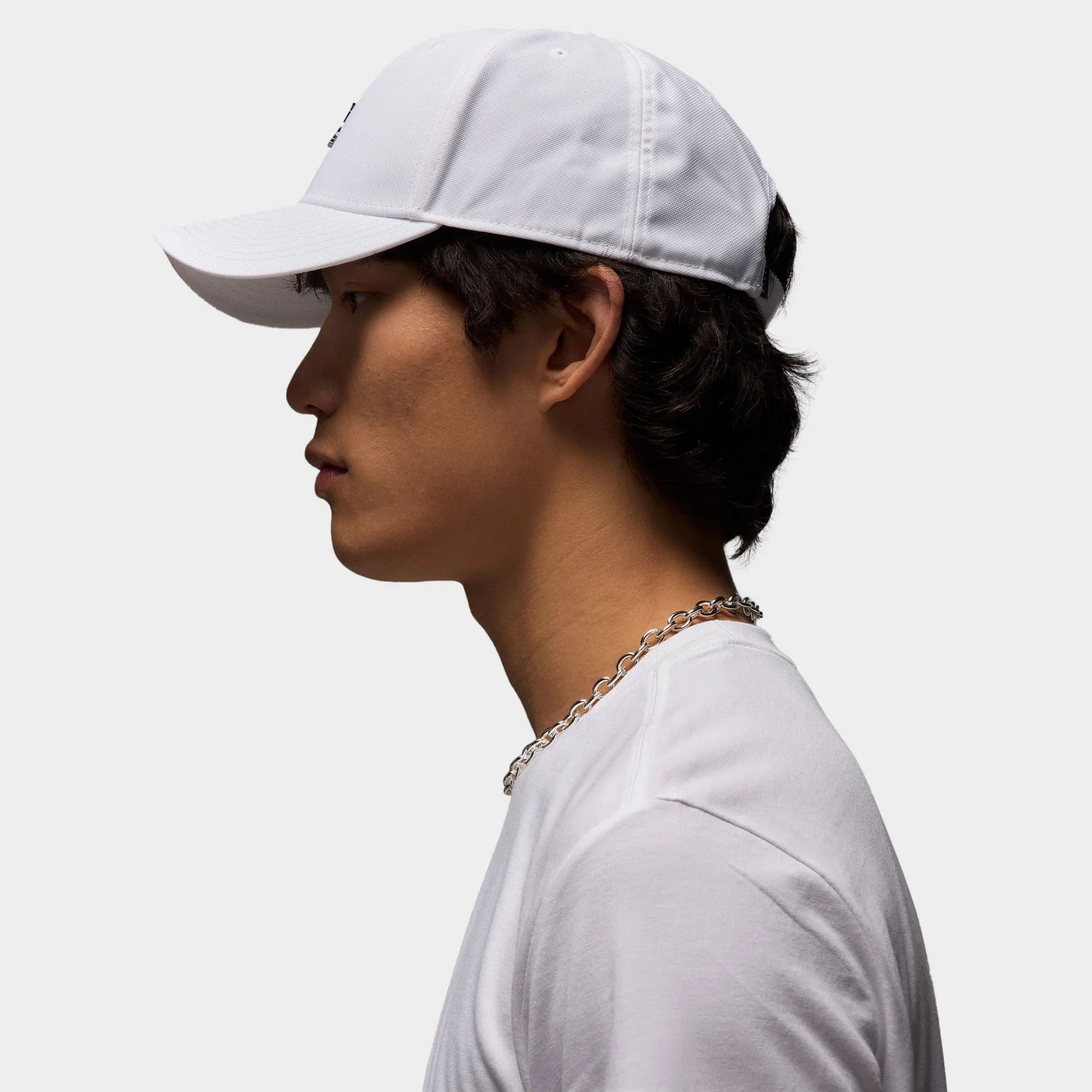 Jordan Rise Structured Metal Jumpman Strapback Cap / White sold by JD Sports product image thumbnail 3