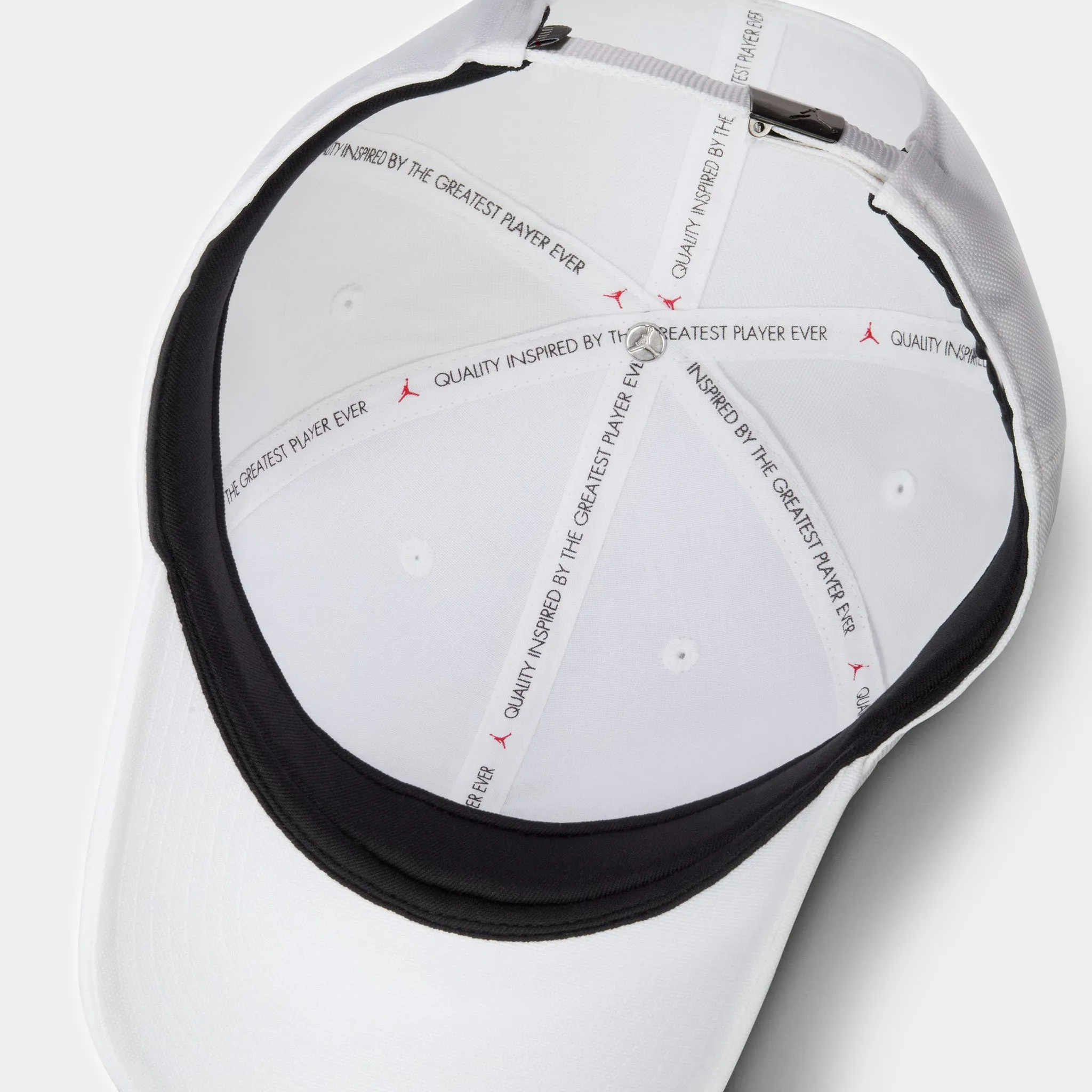 Jordan Rise Structured Metal Jumpman Strapback Cap / White sold by JD Sports product image thumbnail 4