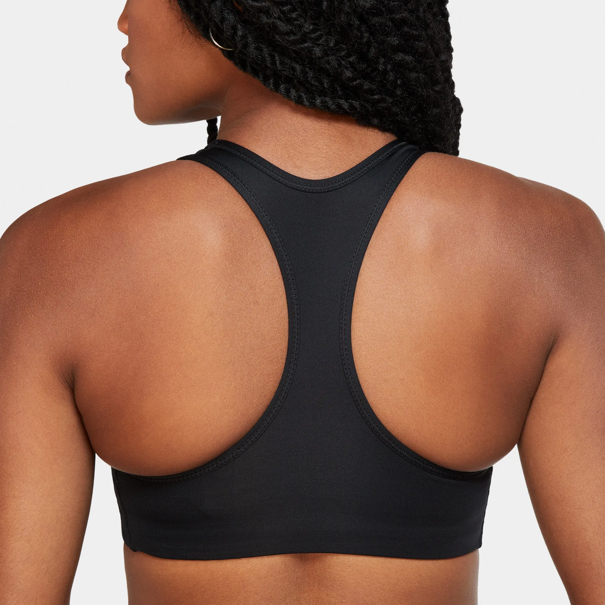 Jordan Women's Medium-Support 1-Piece Pad Sports Bra Black / White sold by JD Sports product image thumbnail 4
