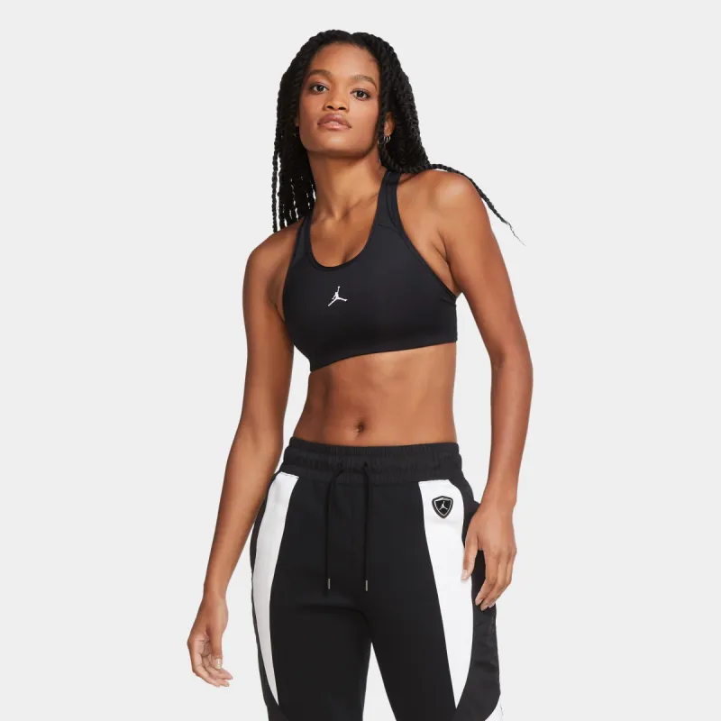 Jordan Women's Medium-Support 1-Piece Pad Sports Bra Black / White sold by JD Sports