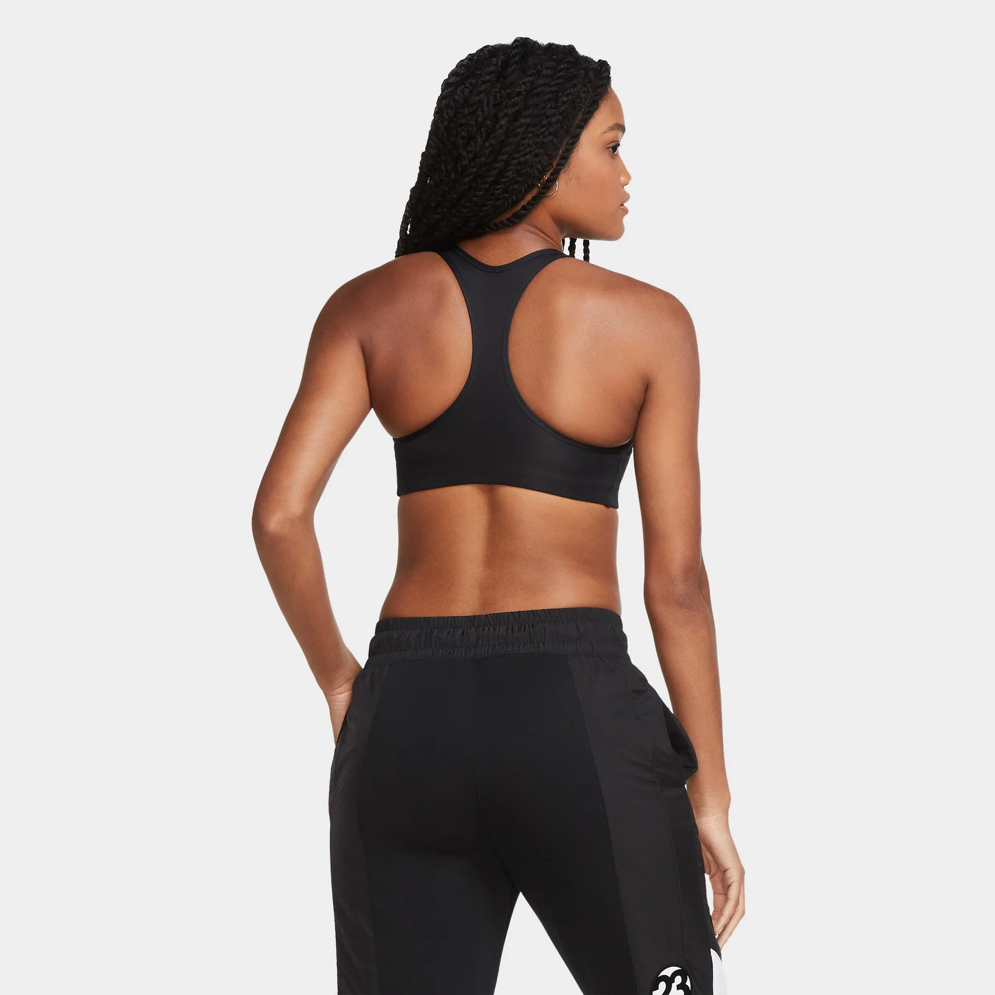 Jordan Women's Medium-Support 1-Piece Pad Sports Bra Black / White sold by JD Sports product image thumbnail 2