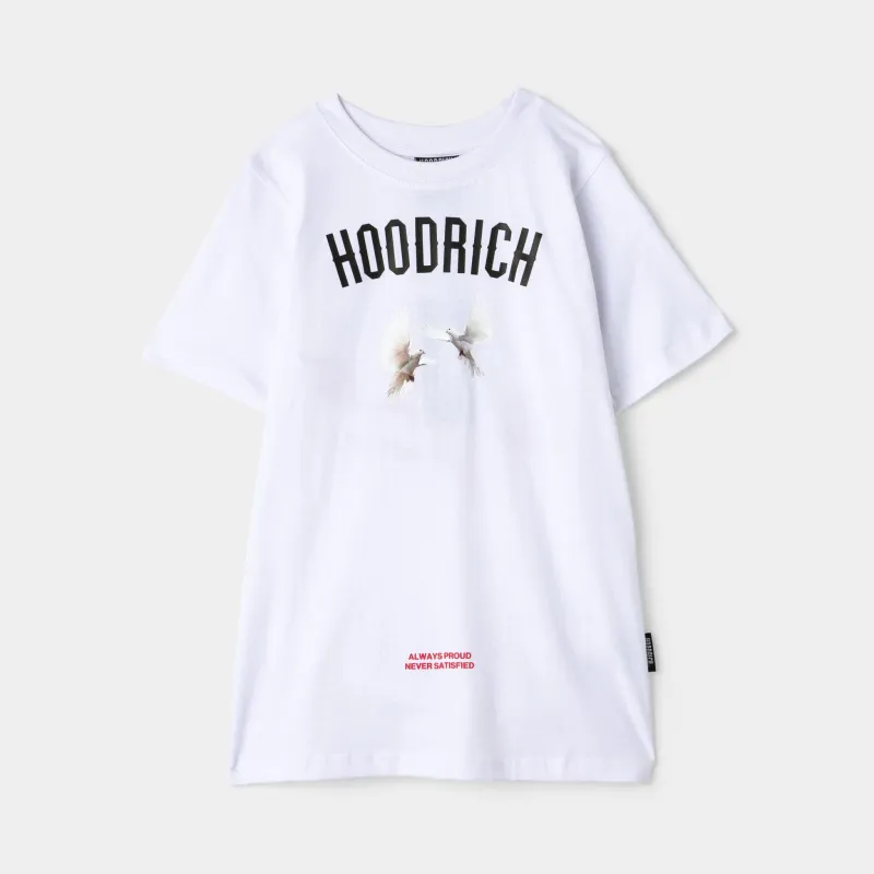 Hoodrich Juniors' Eagle Tee Blanc de Blanc / Black - Lychee sold by JD Sports