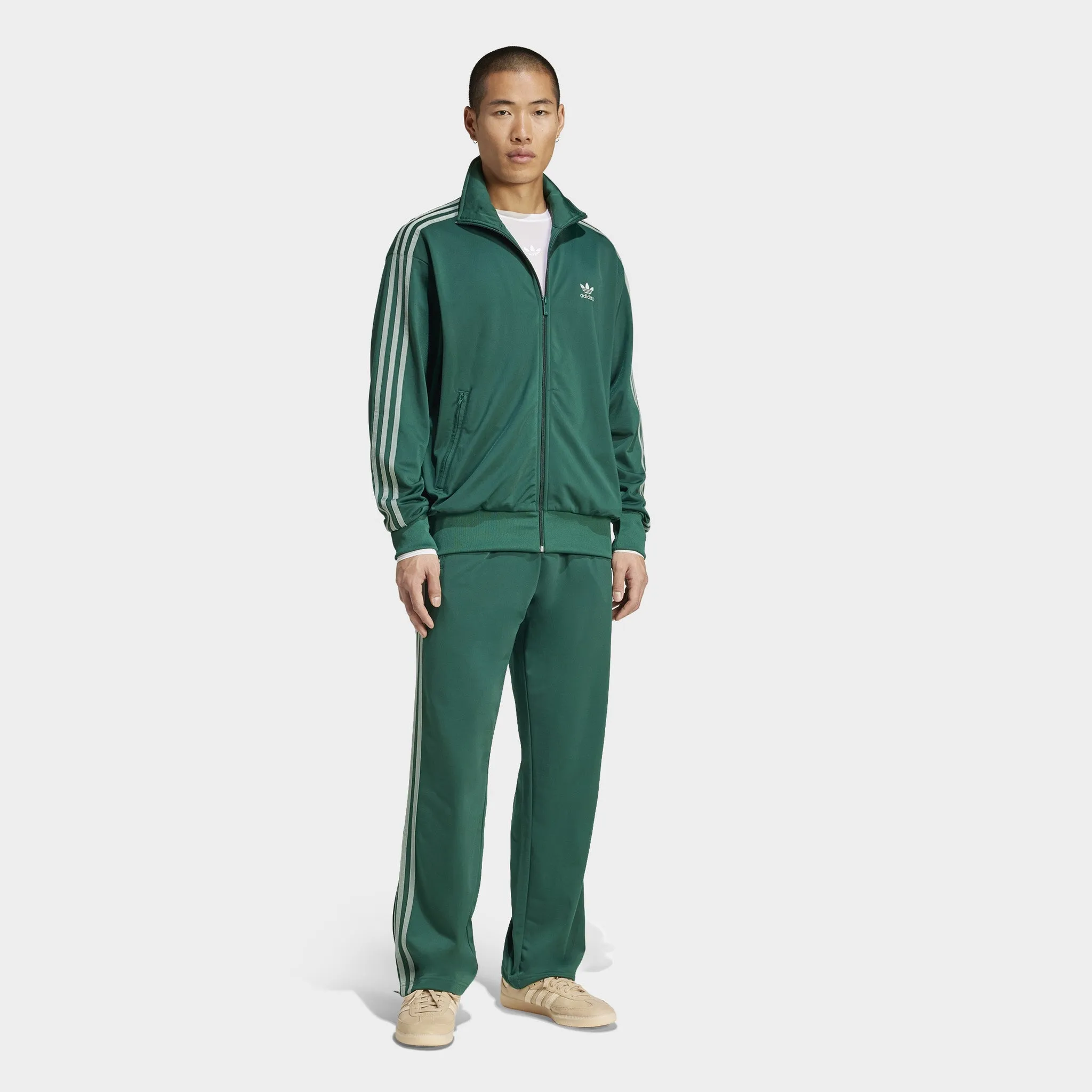 adidas Firebird Track Pants Green / White sold by JD Sports product image thumbnail 5
