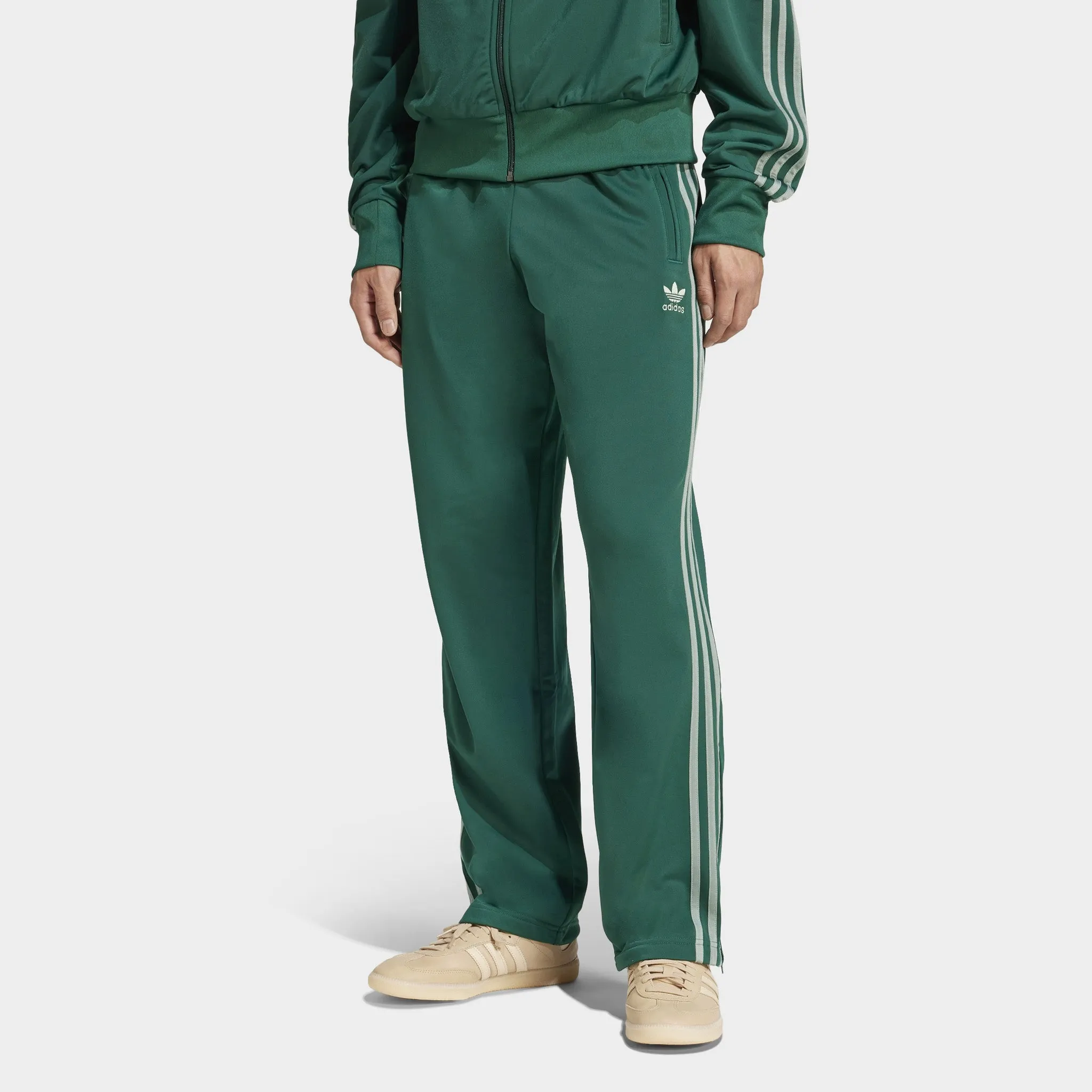 adidas Firebird Track Pants Green / White sold by JD Sports