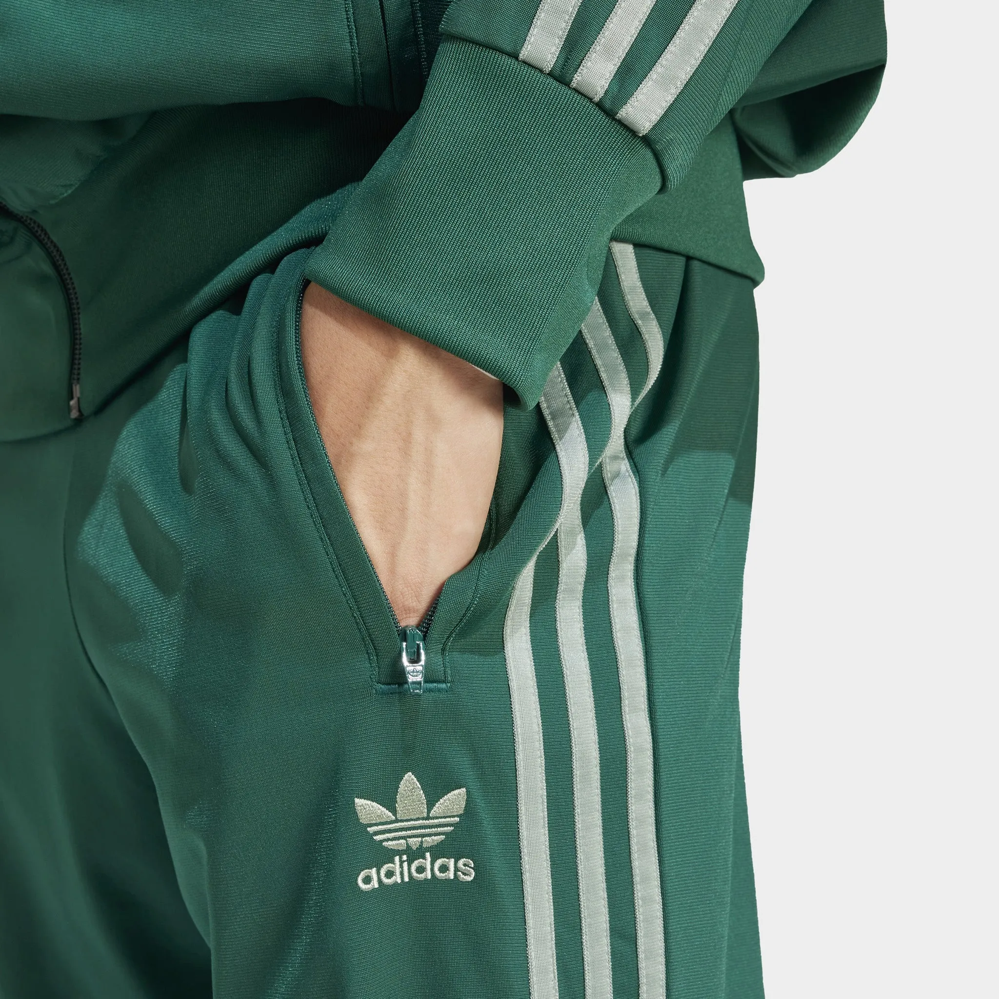 adidas Firebird Track Pants Green / White sold by JD Sports product image thumbnail 3