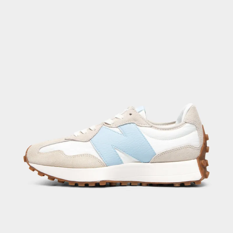 New Balance Women's 327 Tan / Light Blue sold by JD Sports