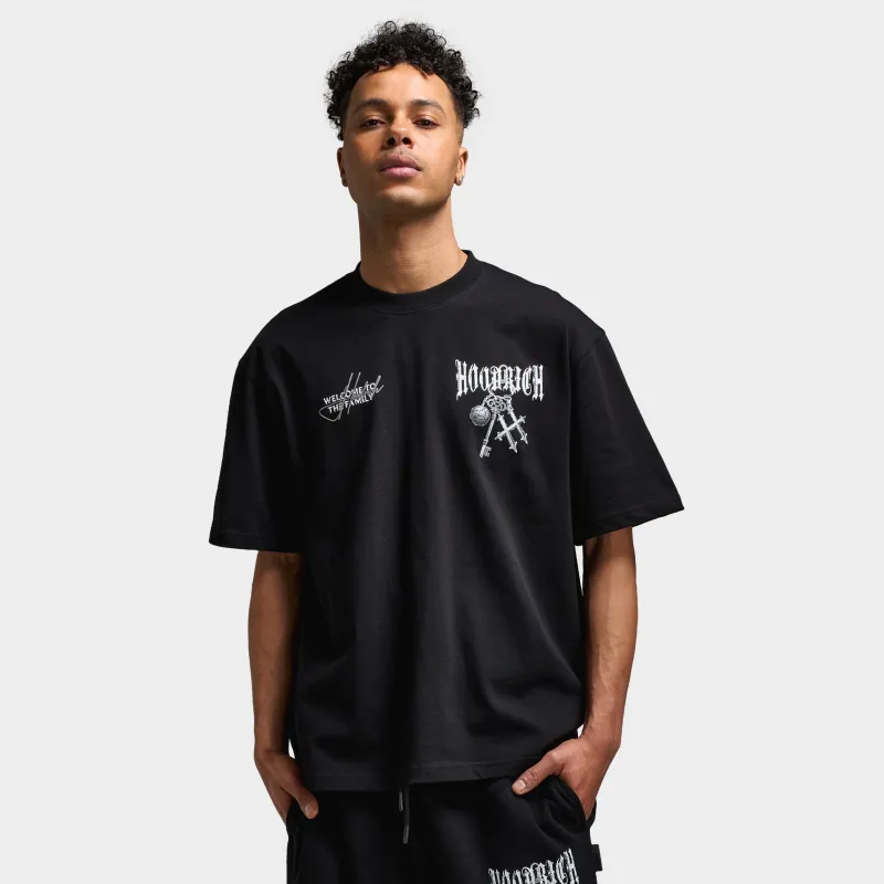 Hoodrich Rite Oversized Graphic T-Shirt Black / White - Lava Smoke sold by JD Sports