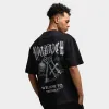 Hoodrich Rite Oversized Graphic T-Shirt Black / White - Lava Smoke sold by JD Sports