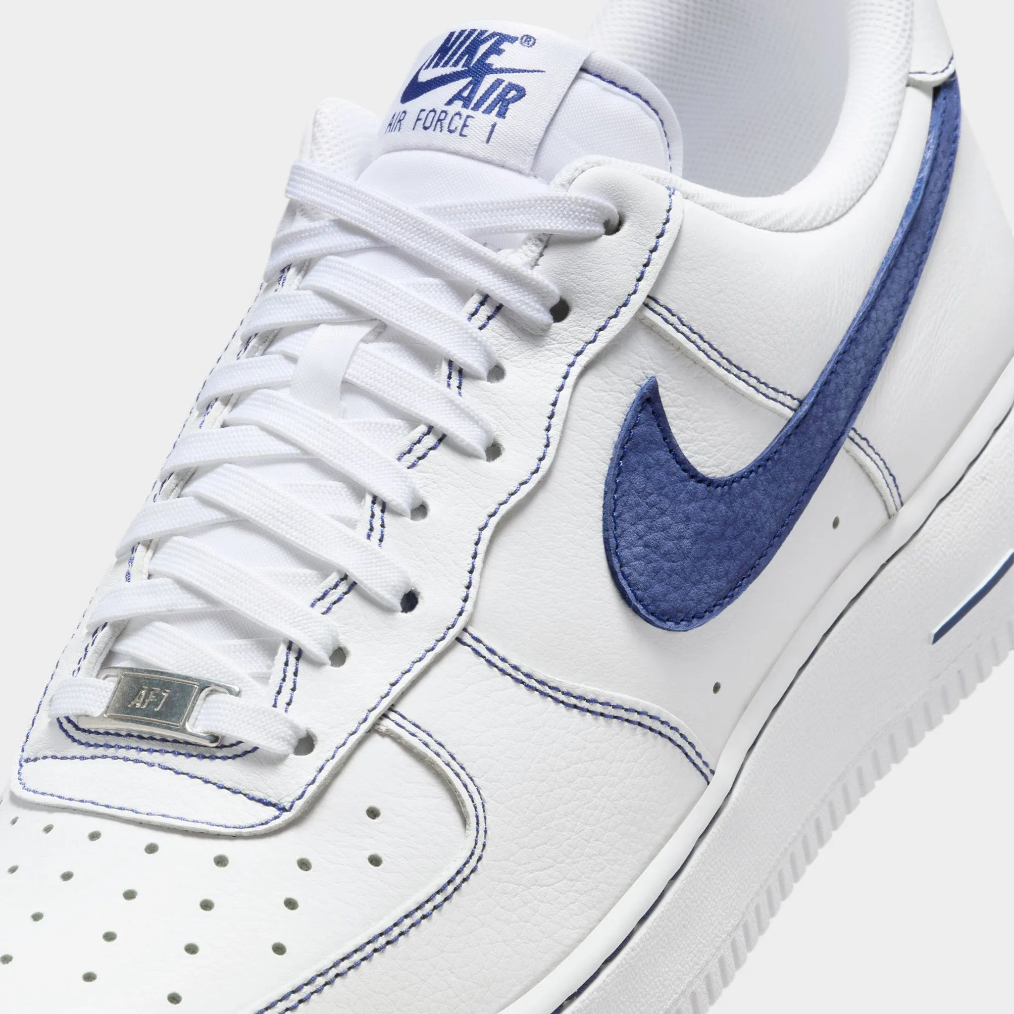 Nike Air Force 1 '07 LV8 White / Deep Royal sold by JD Sports product image thumbnail 3