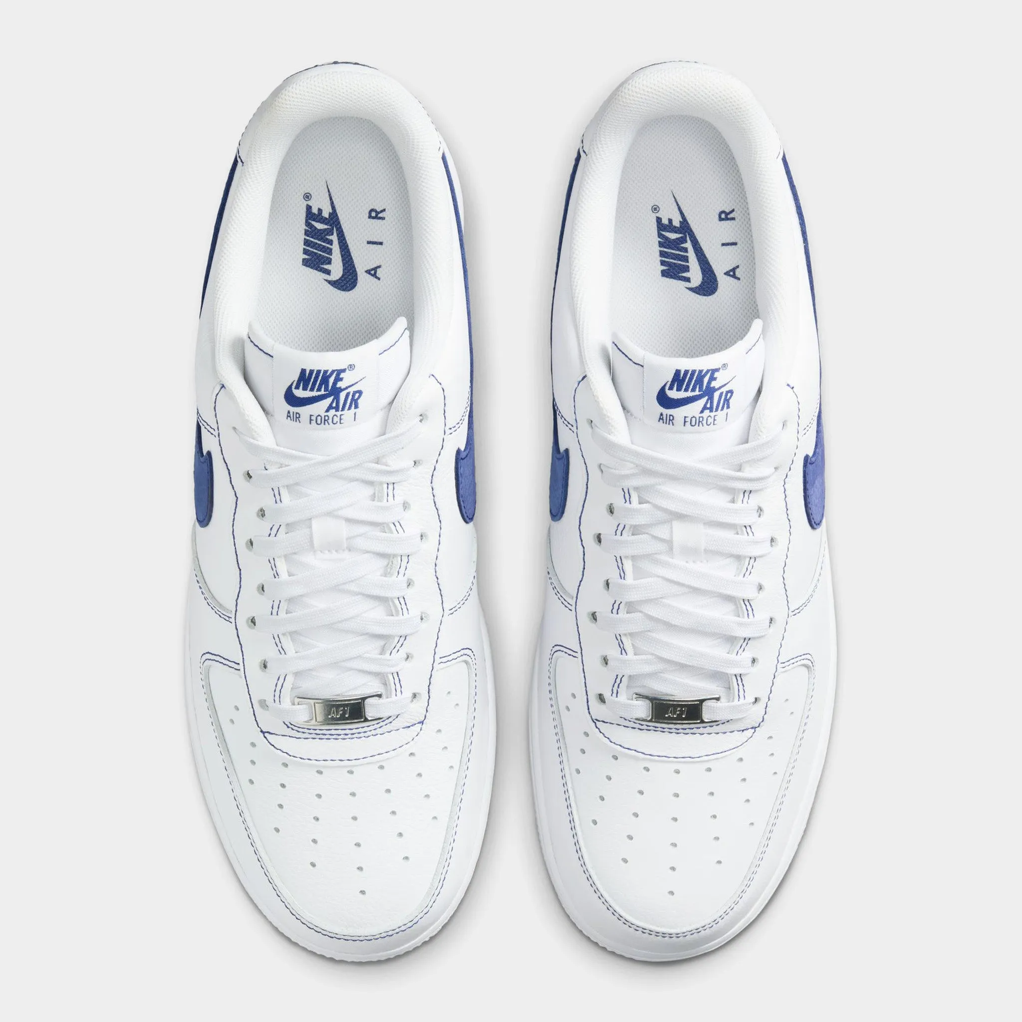 Nike Air Force 1 '07 LV8 White / Deep Royal sold by JD Sports product image thumbnail 5