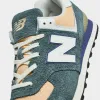 New Balance 574 New Spruce / Peach Blossom sold by JD Sports