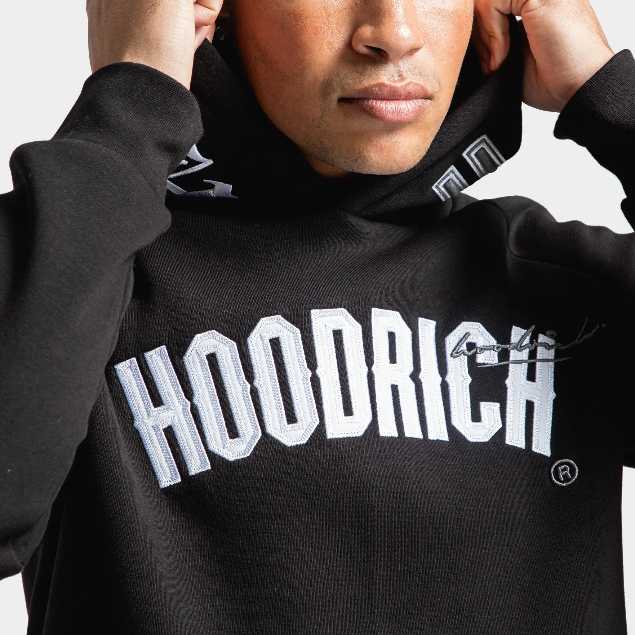 Hoodrich Heat V3 Pullover Hoodie Black / White - Lava Smoke sold by JD Sports product image thumbnail 4