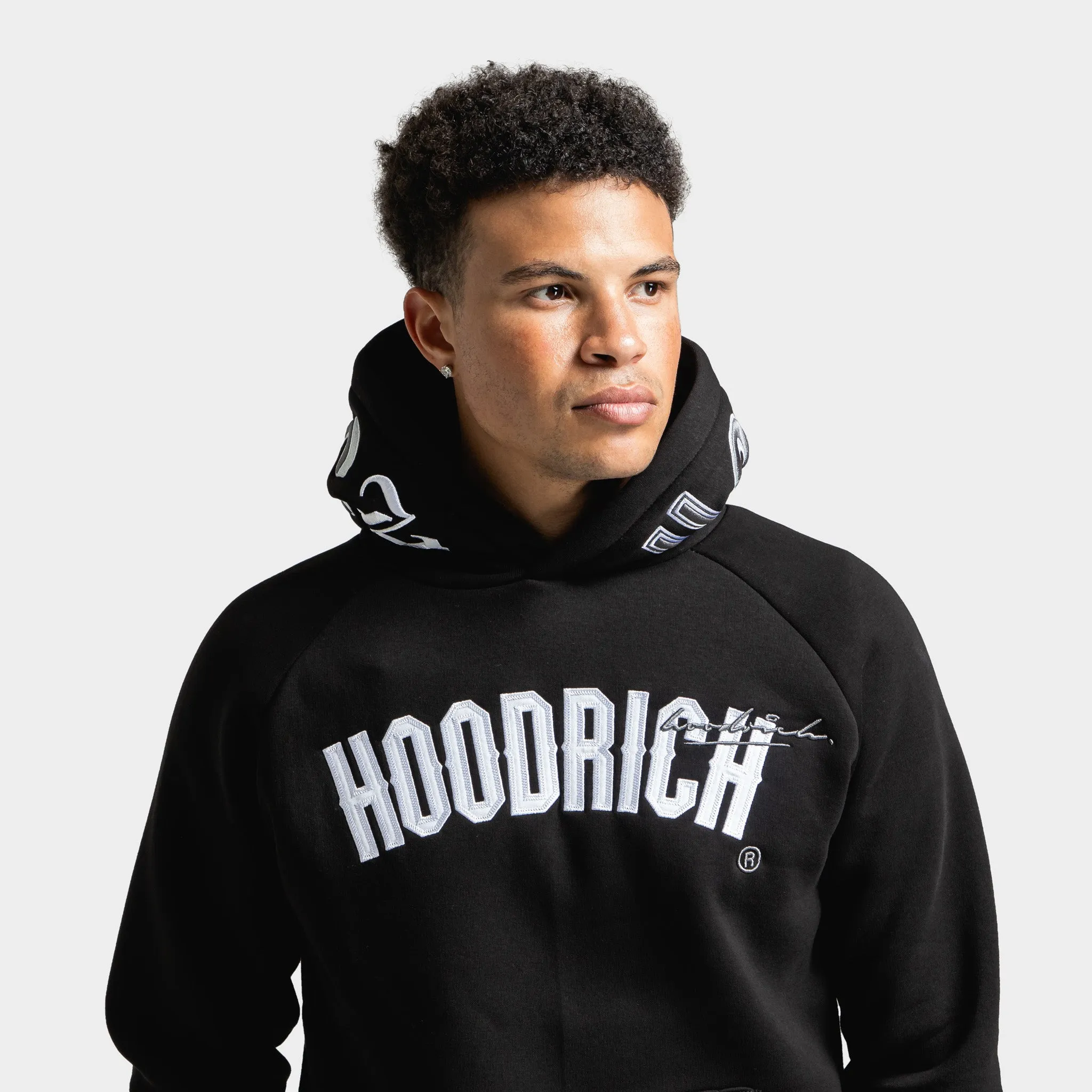 Hoodrich Heat V3 Pullover Hoodie Black / White - Lava Smoke sold by JD Sports product image thumbnail 3