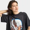Nike Sportswear Women's Essentials Boyfriend Soaring T-Shirt Off Noir / White sold by JD Sports