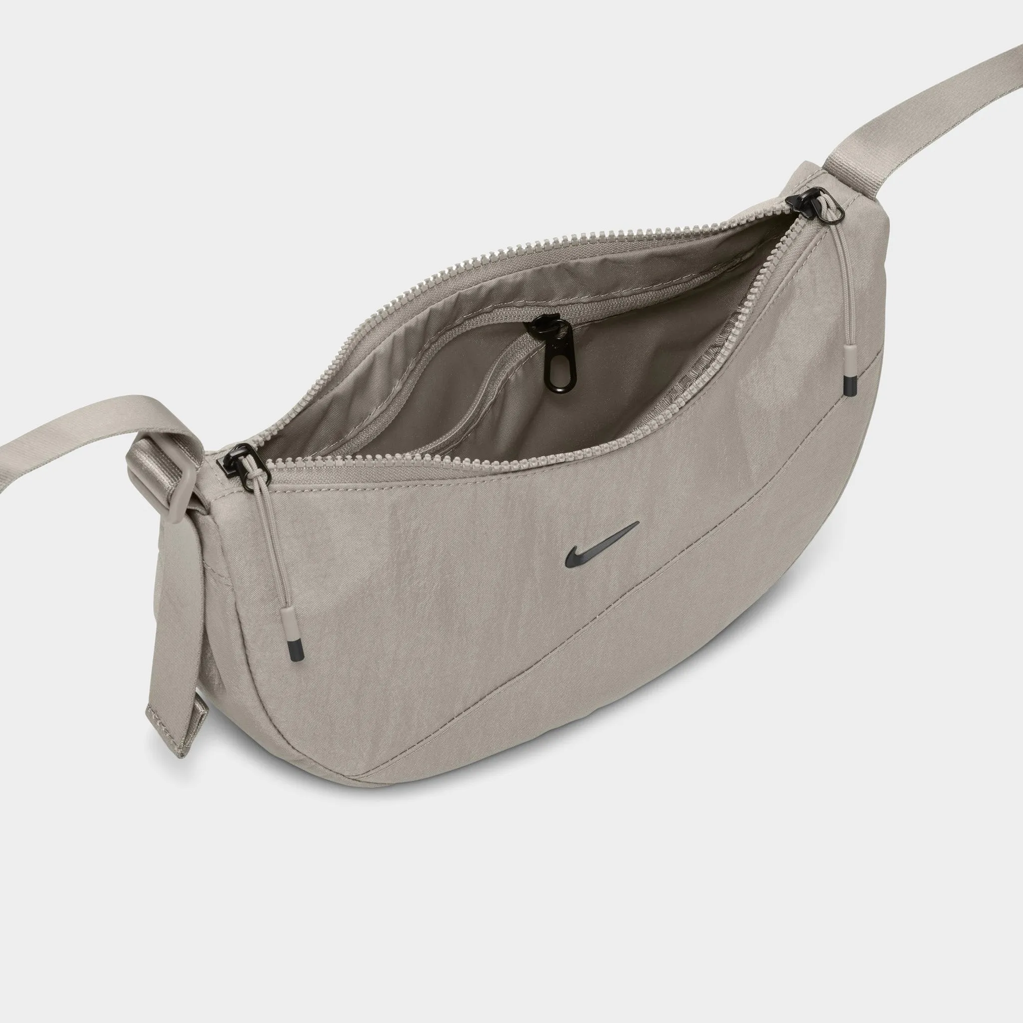 Nike Aura Crescent Crossbody Bag College Grey / Matte Sliver sold by JD Sports product image thumbnail 4