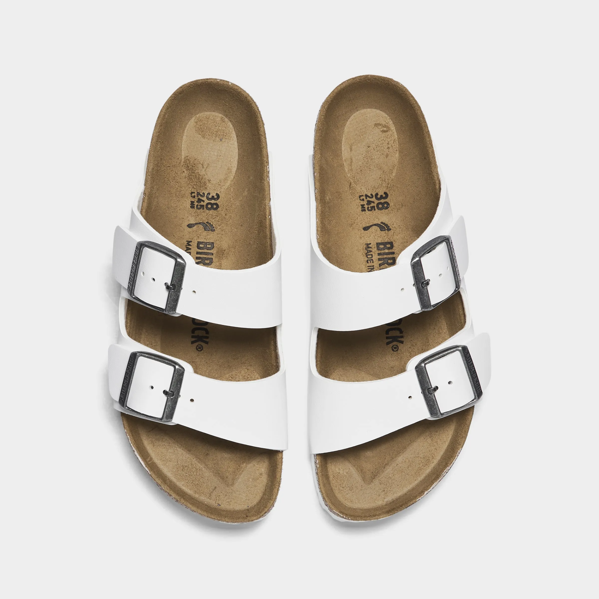 Birkenstock Women's Arizona Birko-Flor / White sold by JD Sports product image thumbnail 5