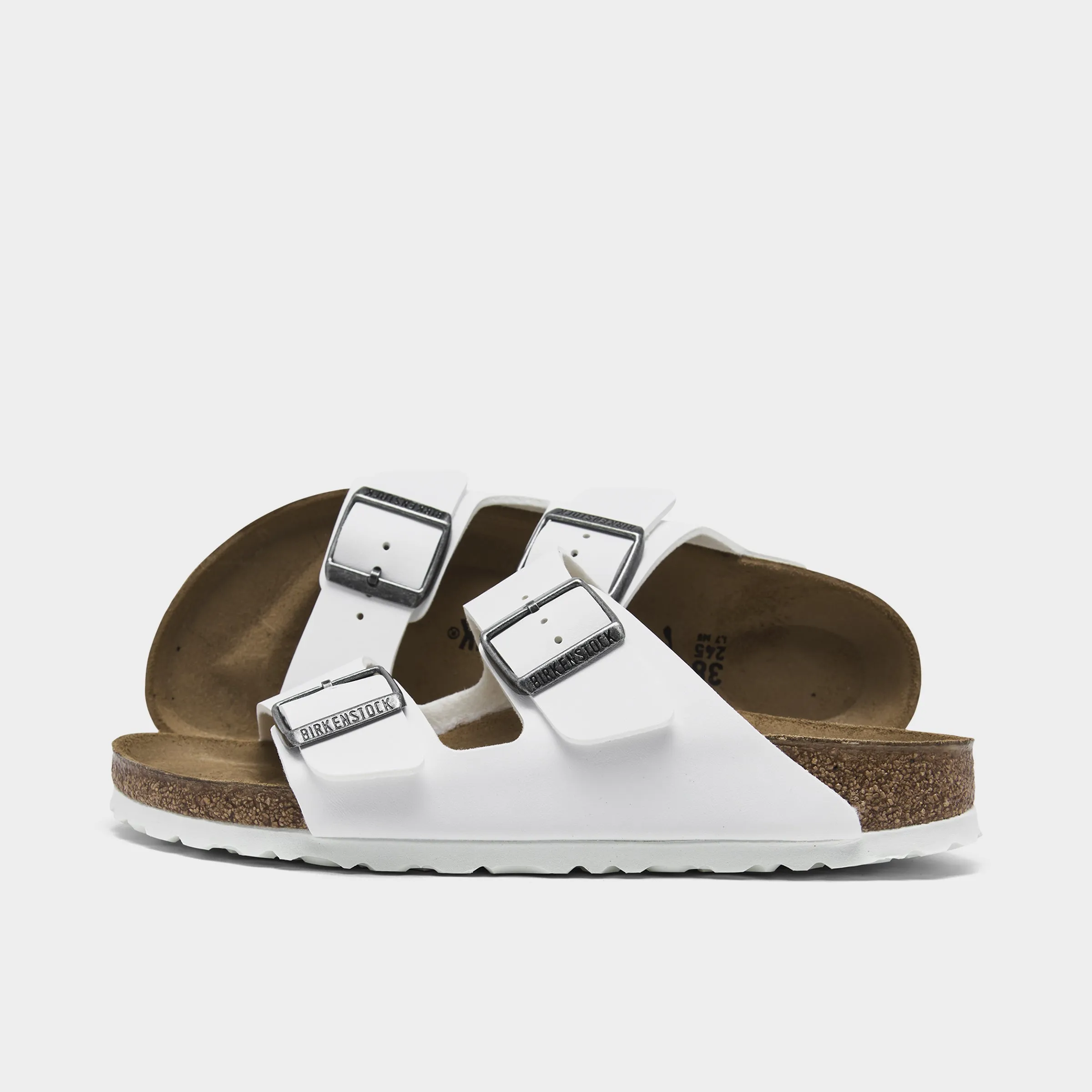 Birkenstock Women's Arizona Birko-Flor / White sold by JD Sports