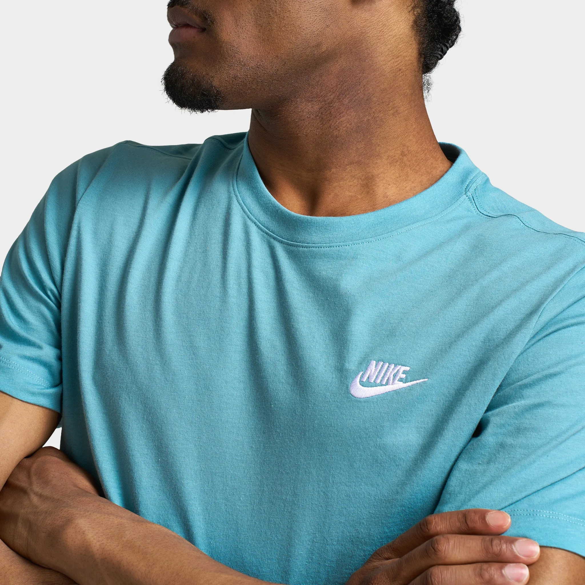Nike Sportswear Club T-Shirt / Denim Turq sold by JD Sports product image thumbnail 3