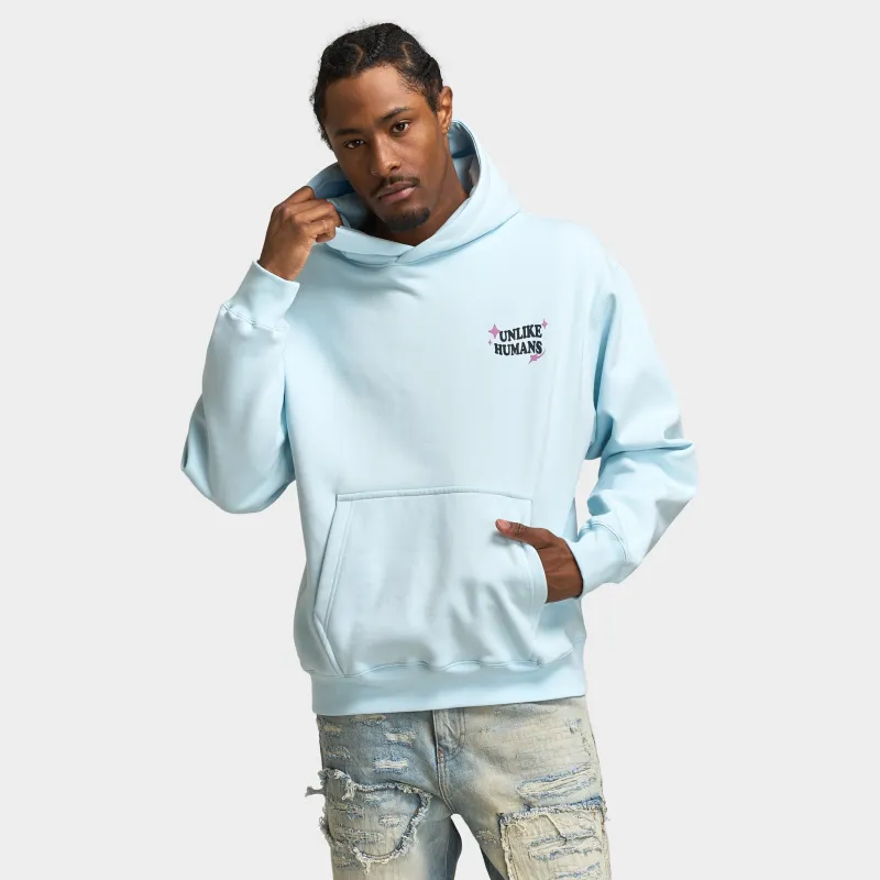 Unlike Humans Good Days Pullover Hoodie / Delicate Blue sold by JD Sports