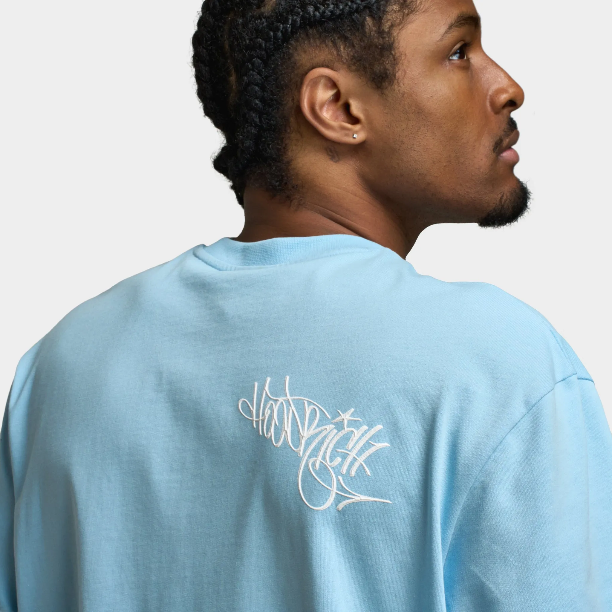 Hoodrich Tag Oversized Graphic T-Shirt Clear Sky / White sold by JD Sports product image thumbnail 3