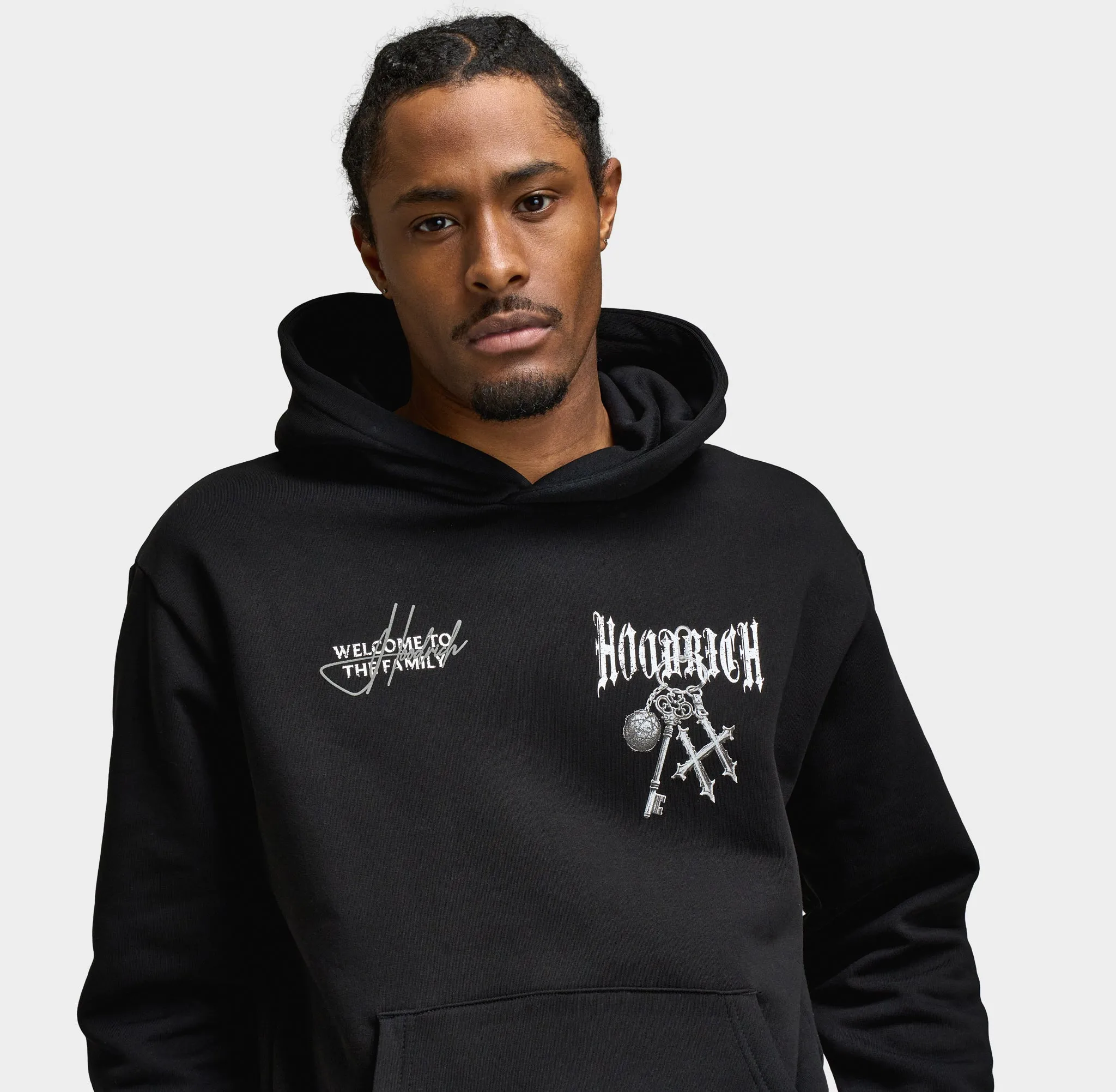 Hoodrich Rite Oversized Pullover Hoodie Black / White - Lava Smoke sold by JD Sports product image thumbnail 4
