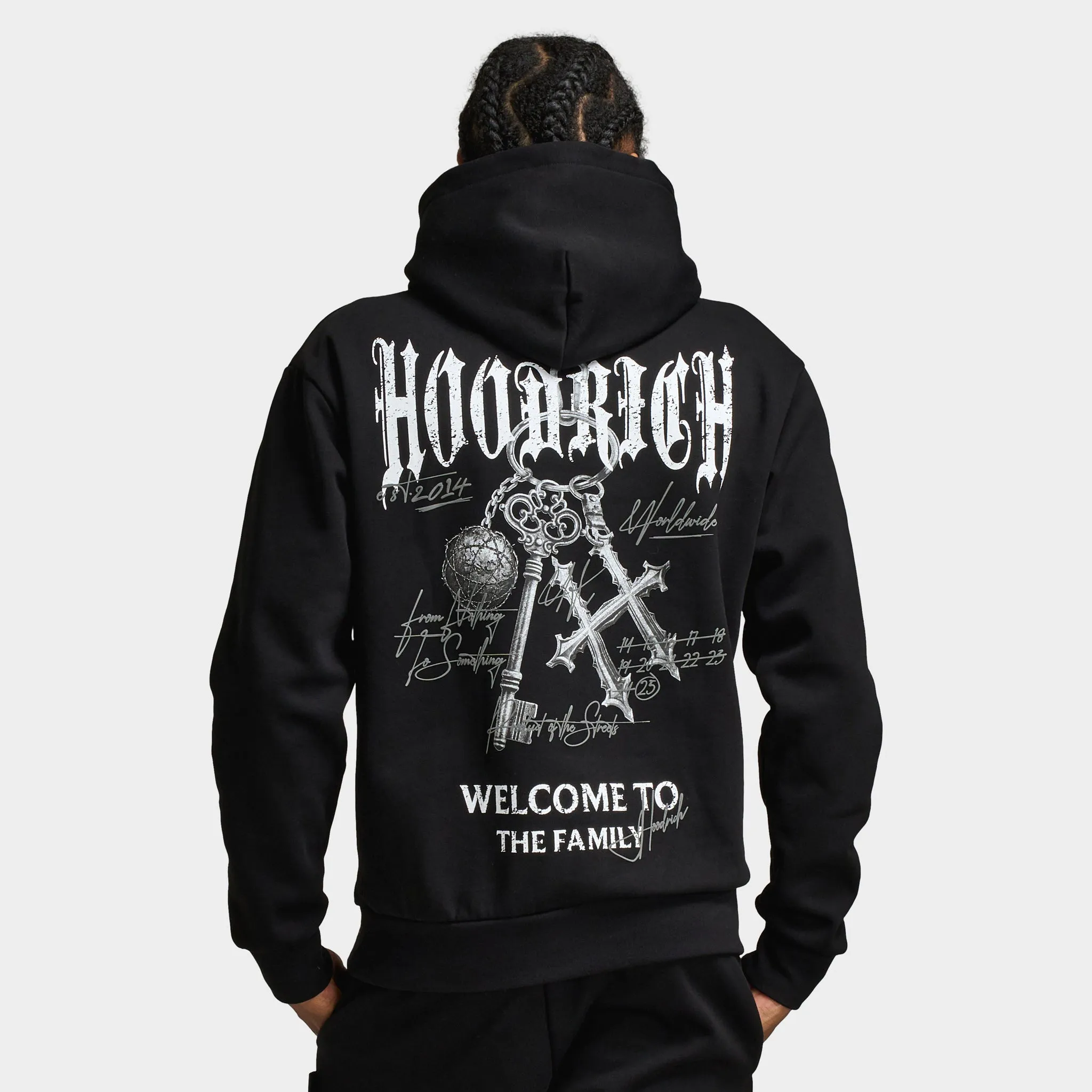 Hoodrich Rite Oversized Pullover Hoodie Black / White - Lava Smoke sold by JD Sports product image thumbnail 2