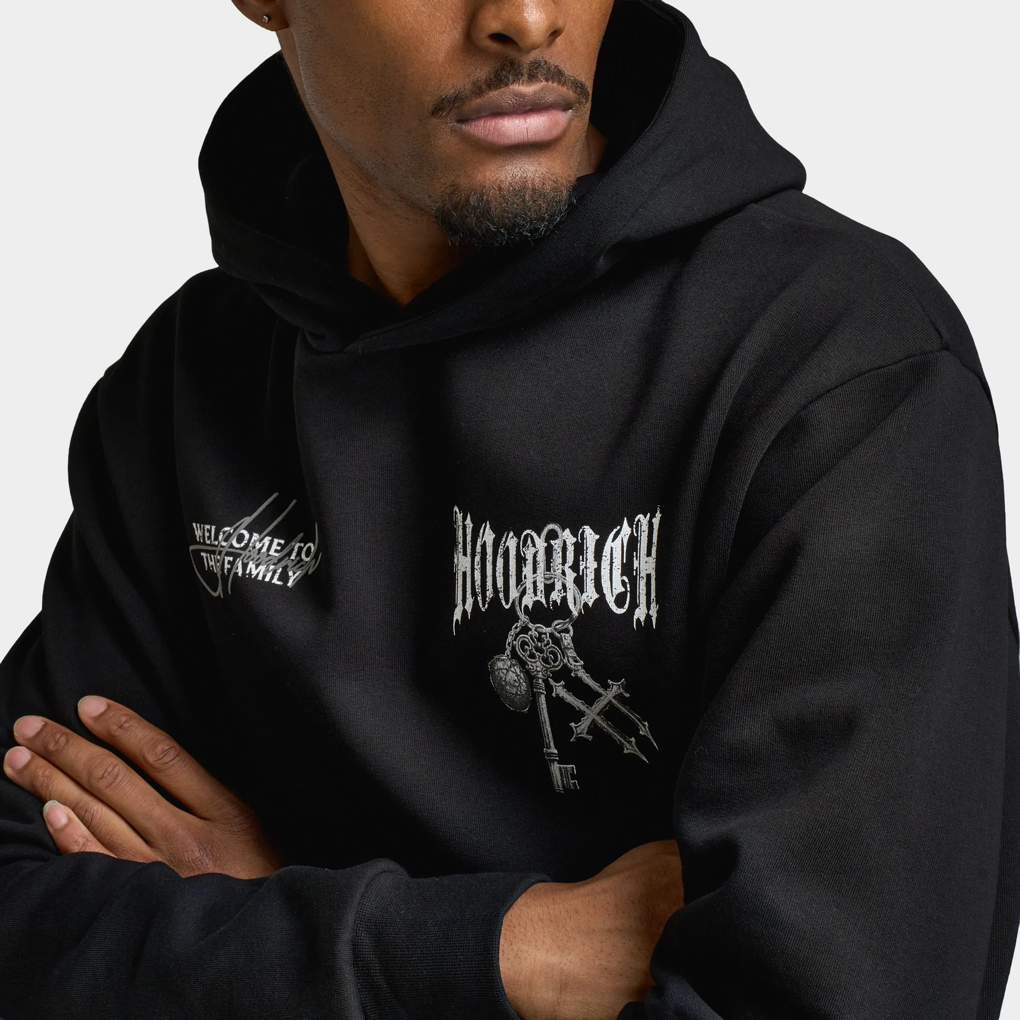 Hoodrich Rite Oversized Pullover Hoodie Black / White - Lava Smoke sold by JD Sports product image thumbnail 3