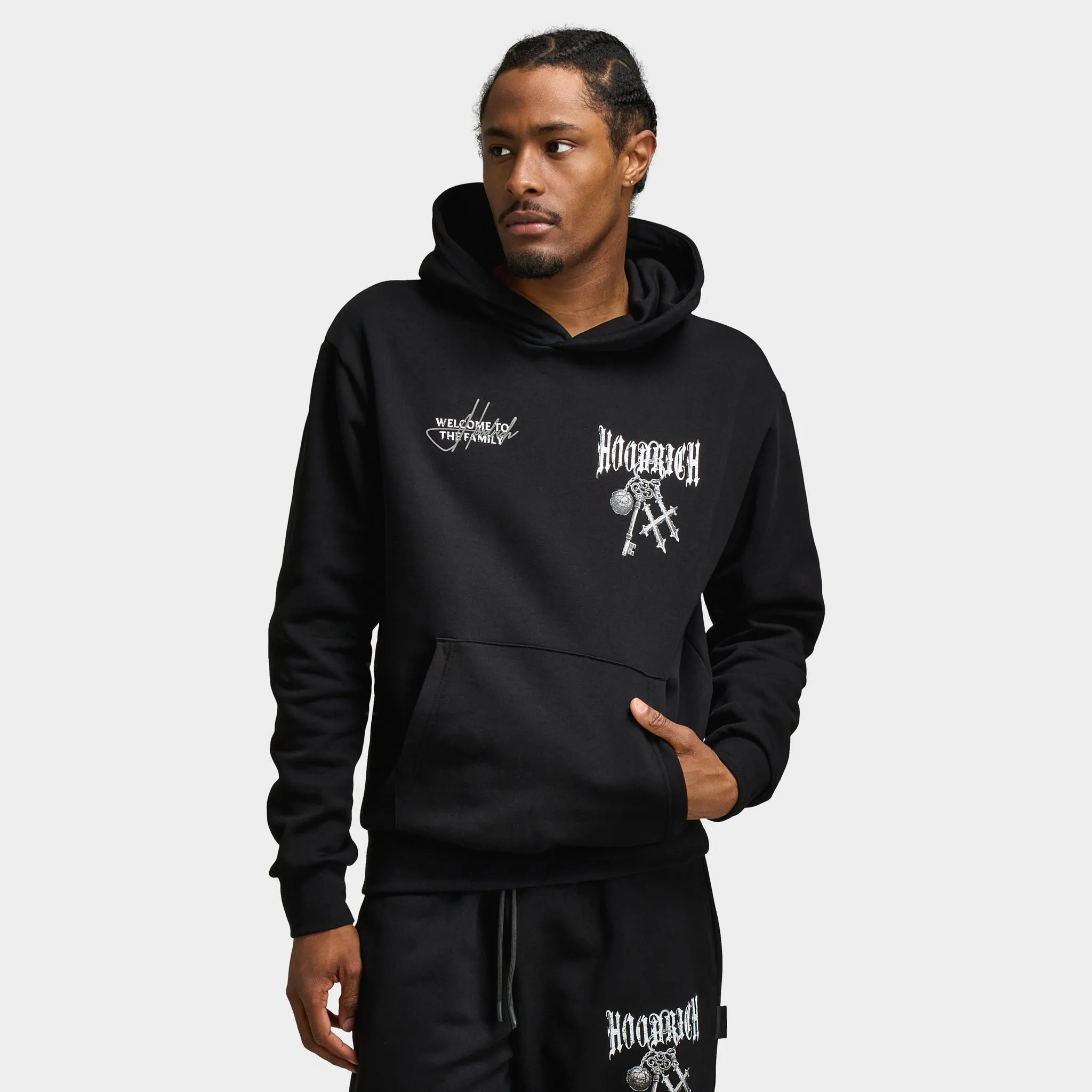 Hoodrich Rite Oversized Pullover Hoodie Black / White - Lava Smoke sold by JD Sports