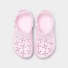 Crocs Women's Classic Floral Cut Out Clog / Pink Milk sold by JD Sports