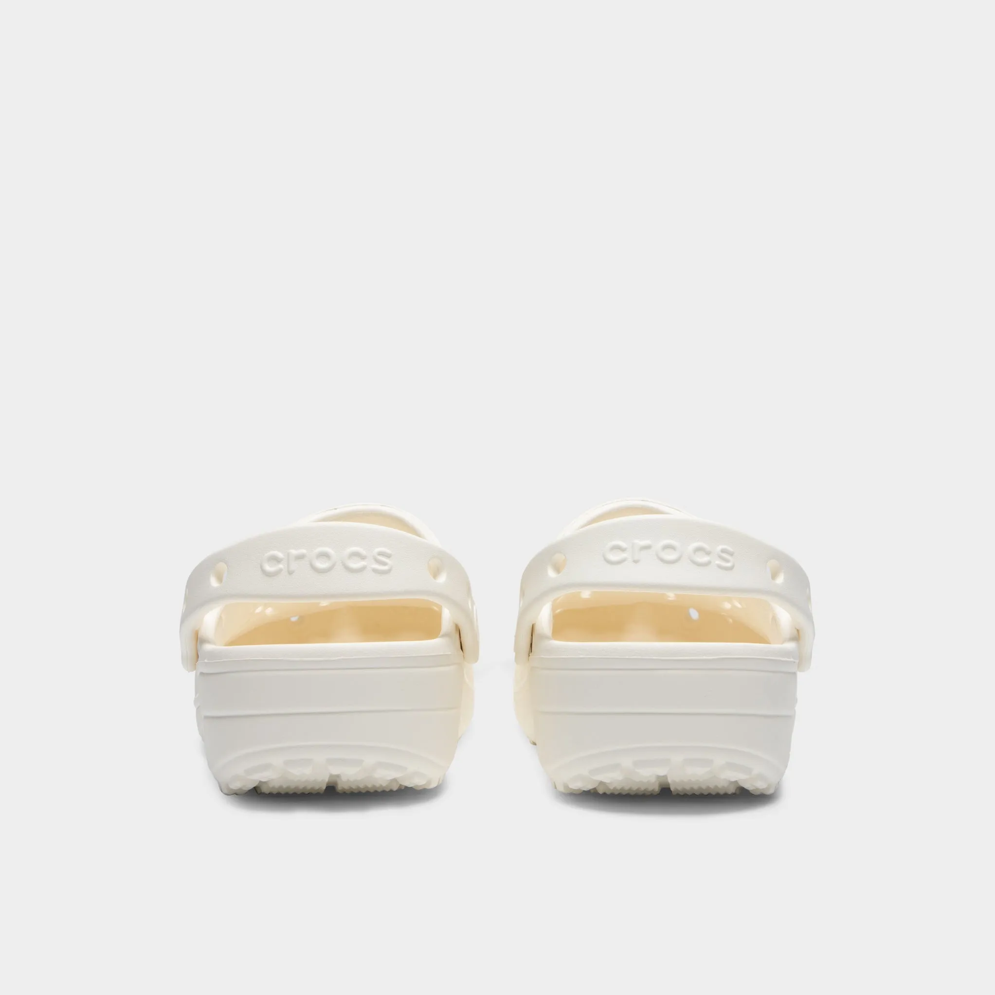 Crocs Women's Classic Floral Cut Out Clog / Chalk sold by JD Sports product image thumbnail 4