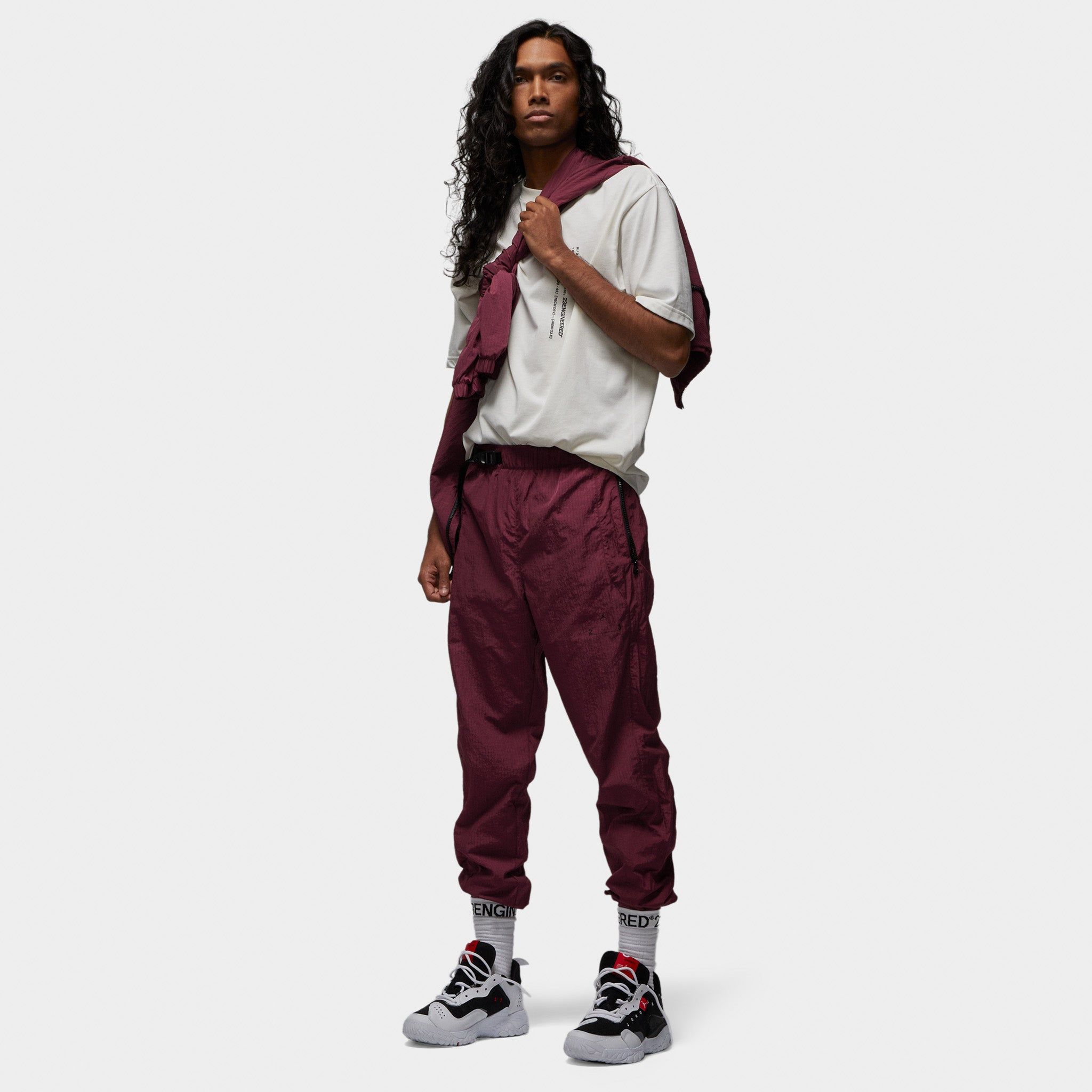Jordan 23 Engineered Woven Pants / Cherrywood Red sold by JD Sports product image thumbnail 2