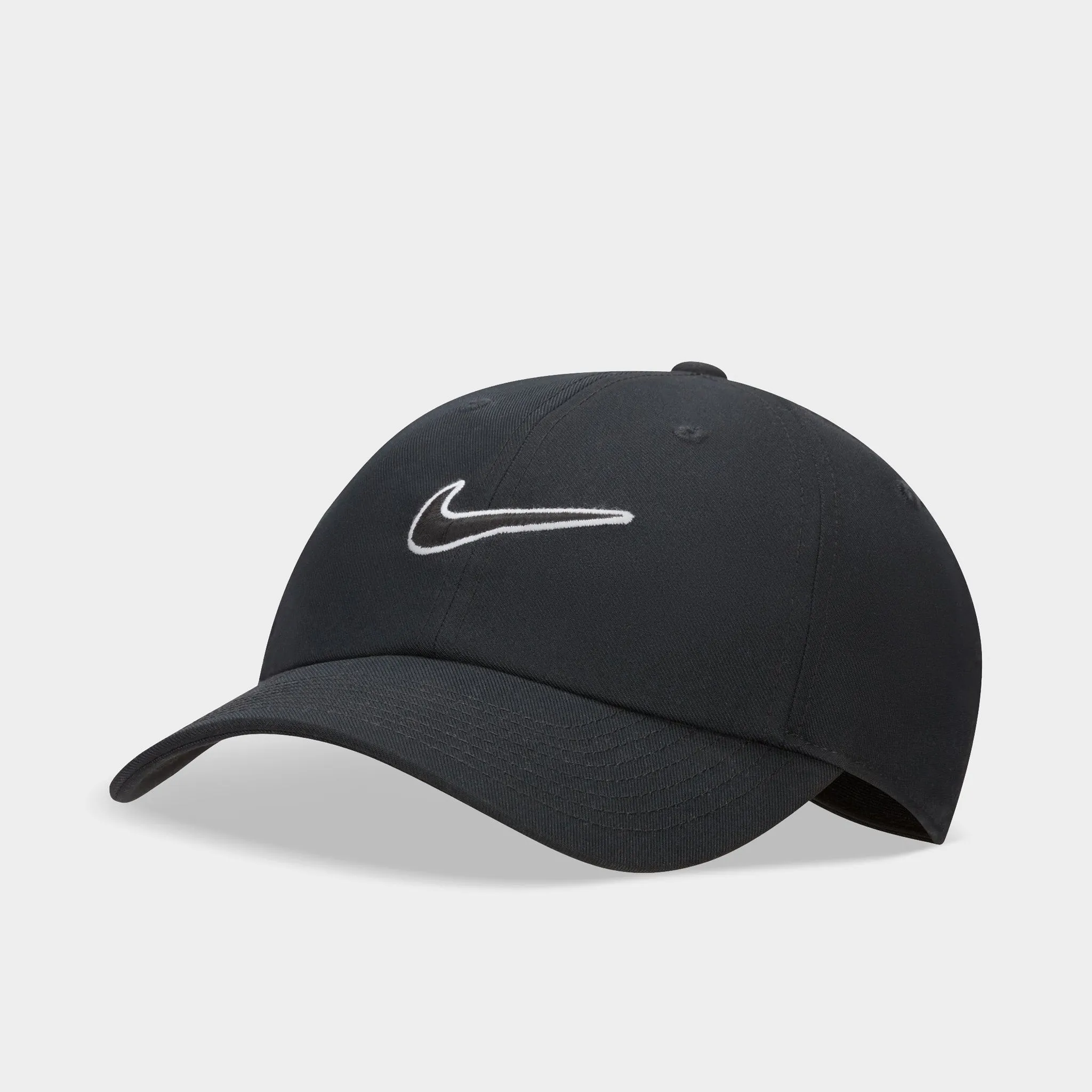 Nike Club Unstructured Swoosh Cap Black / Black sold by JD Sports
